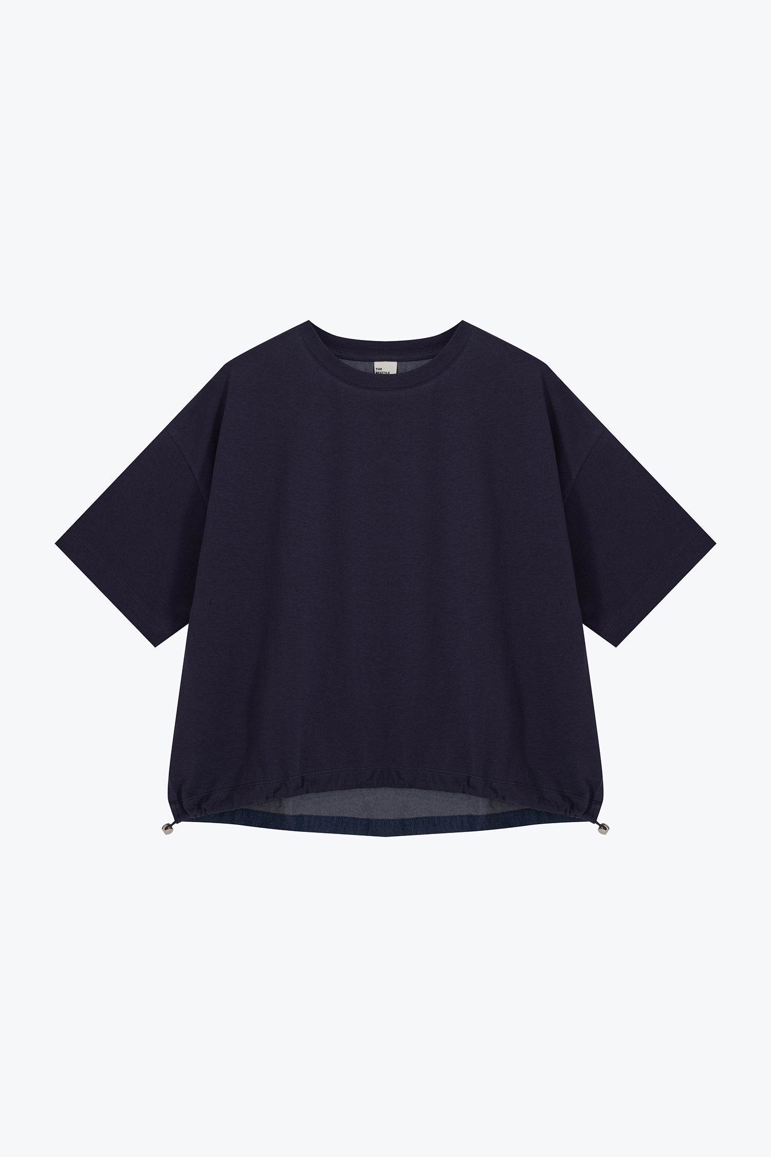 Drawcord Tee - Navy