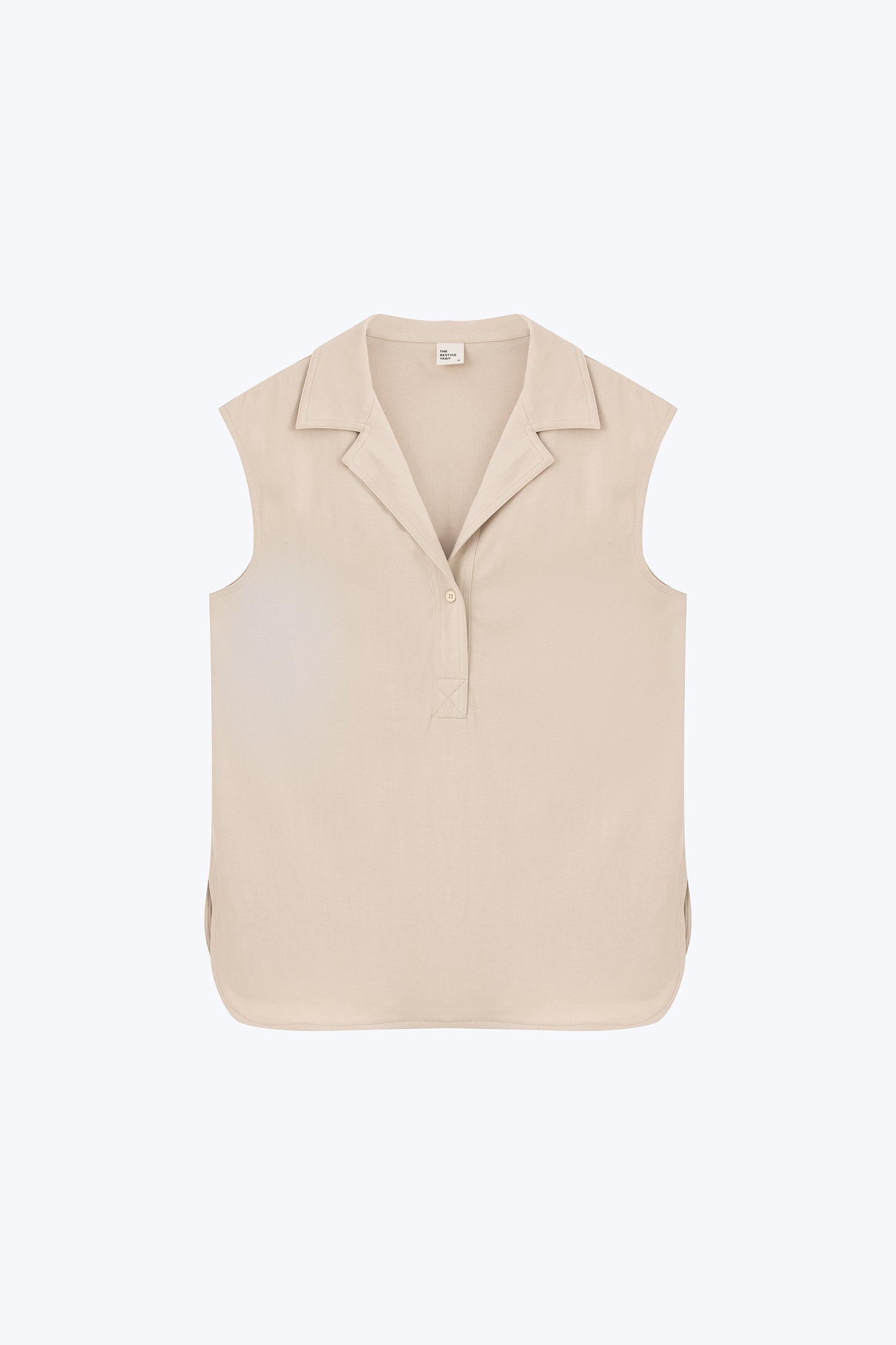 Skipper Collar Tee - Ecru