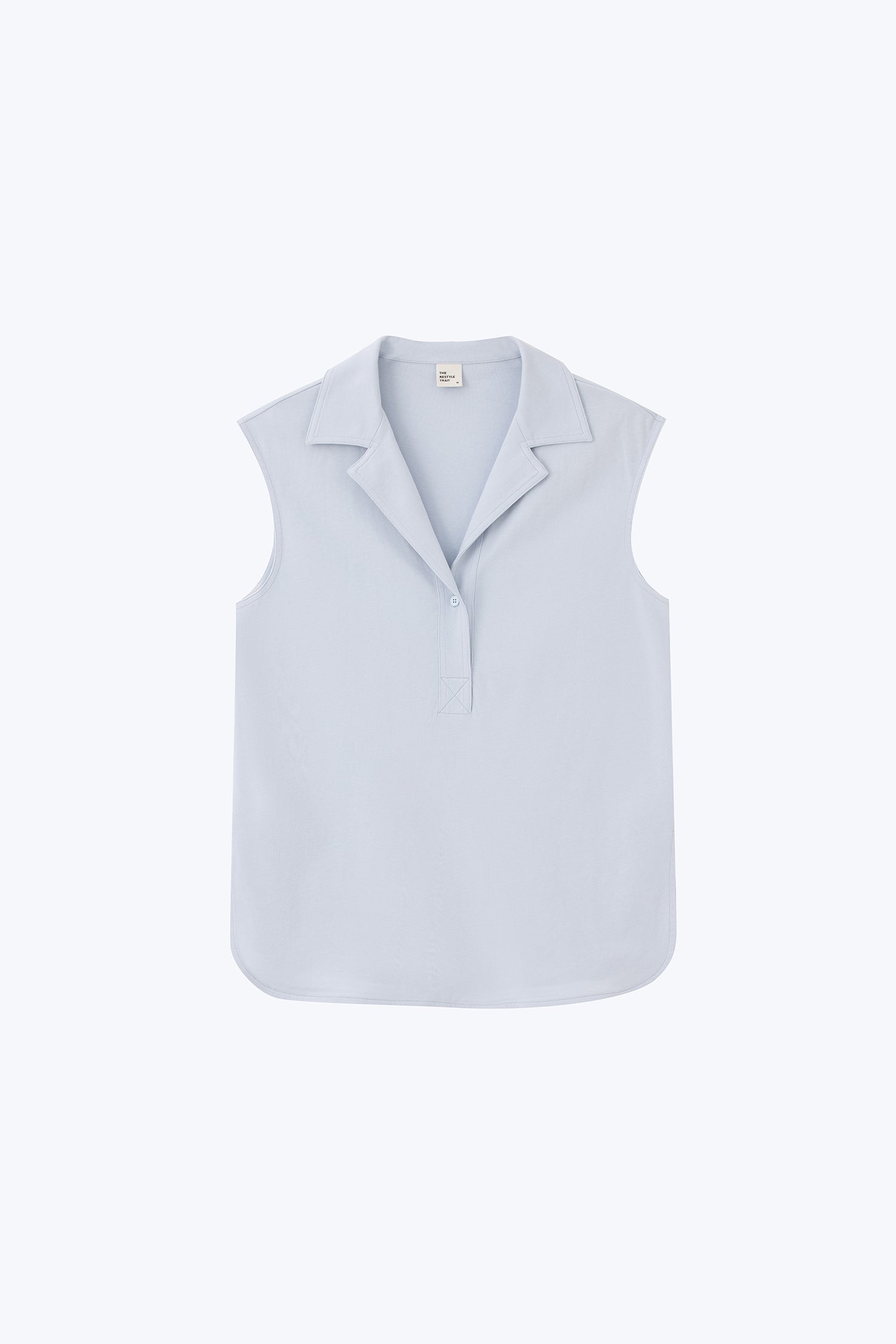 Skipper Collar Tee - Sky Blue