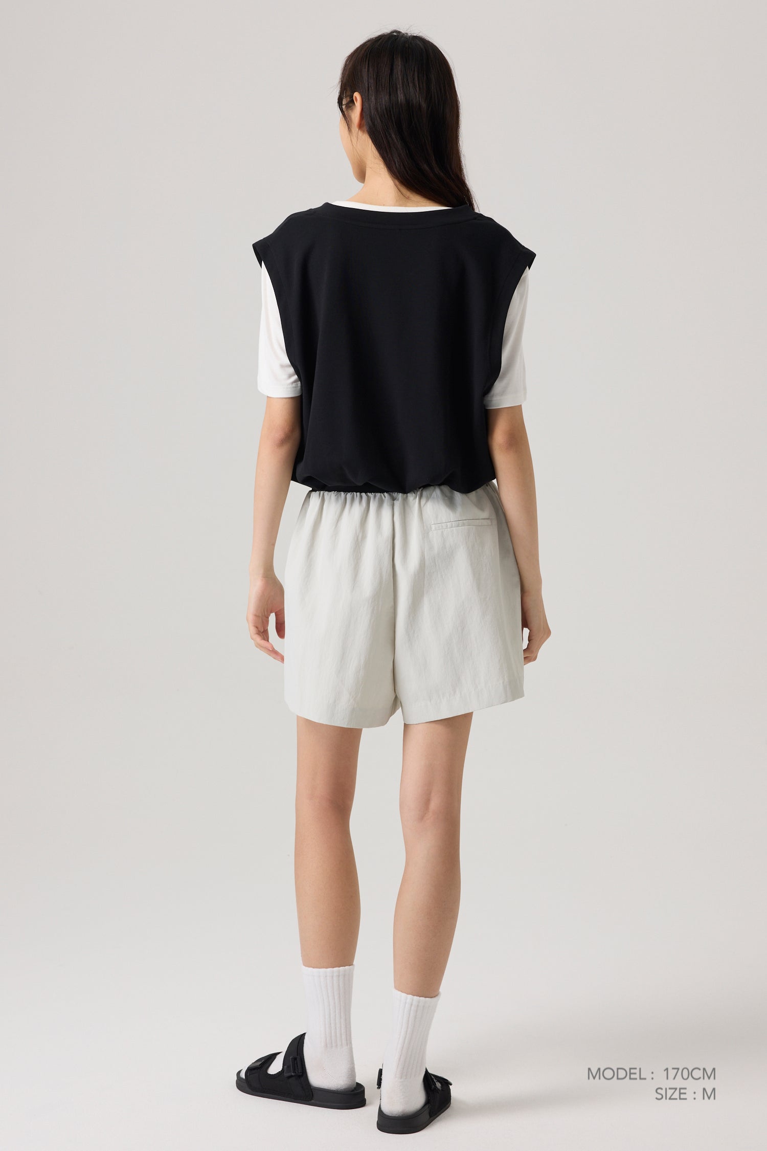 Double Layer Tee - Black