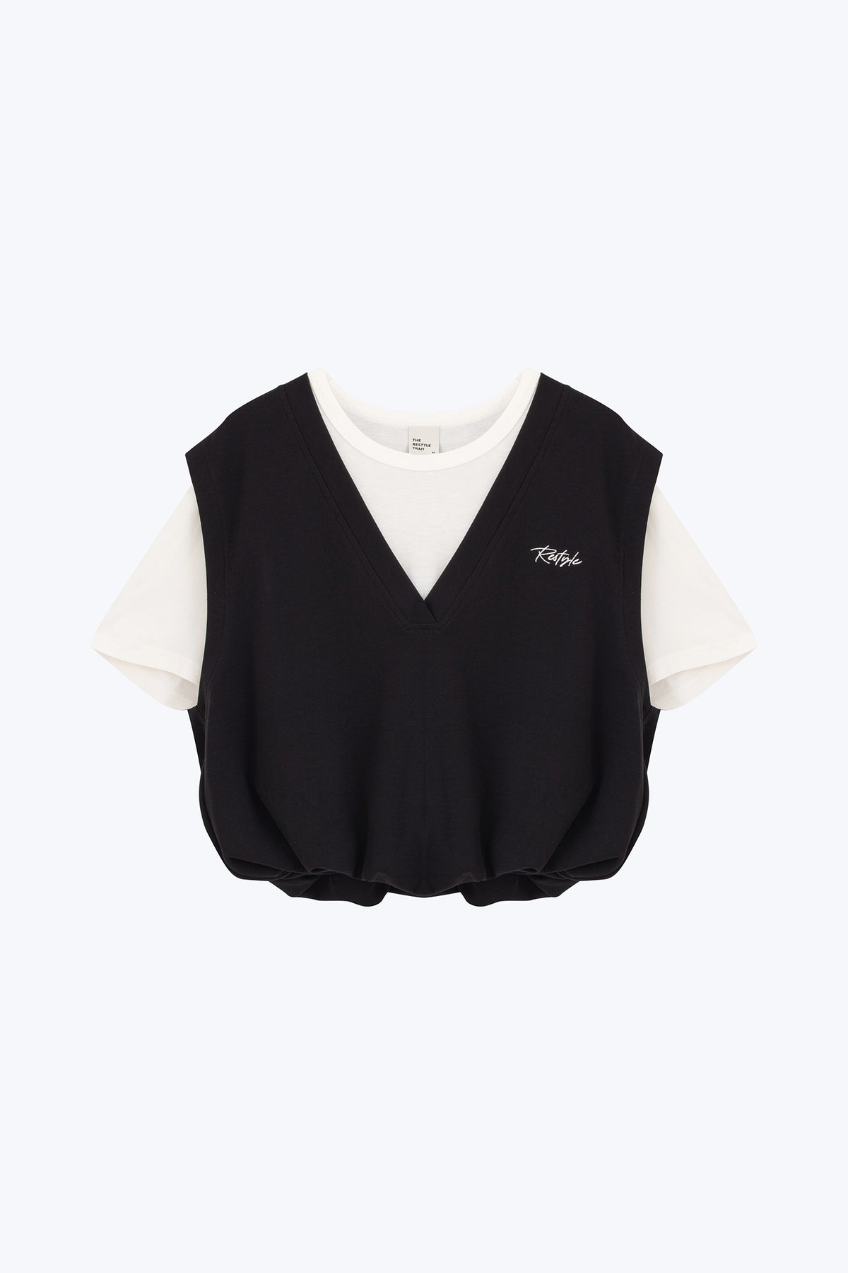 Double Layer Tee - Black
