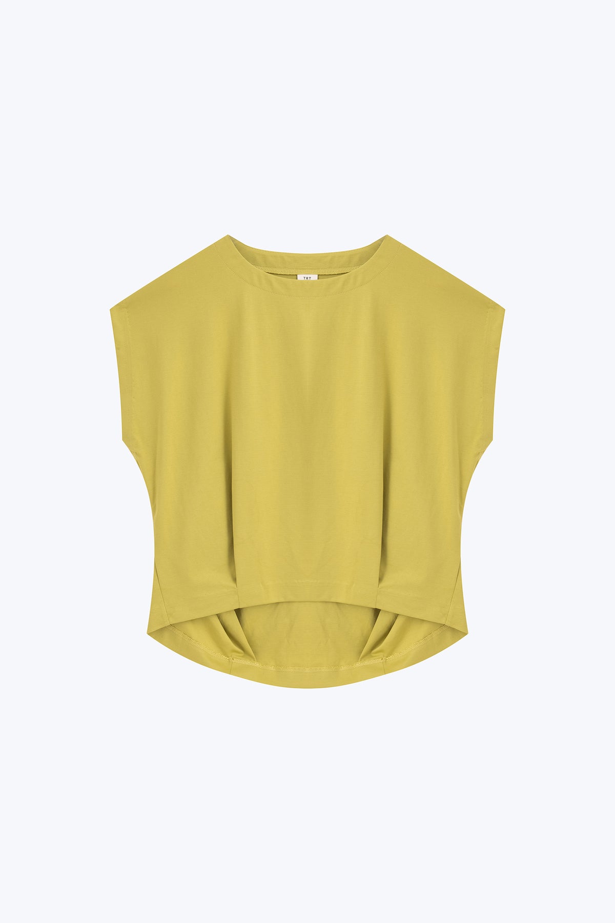 Darted Hem Tee - Lime