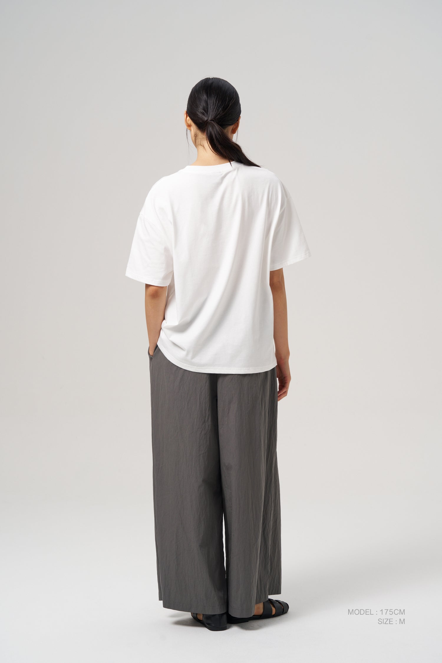Mesh Silhouette Tee - Cream