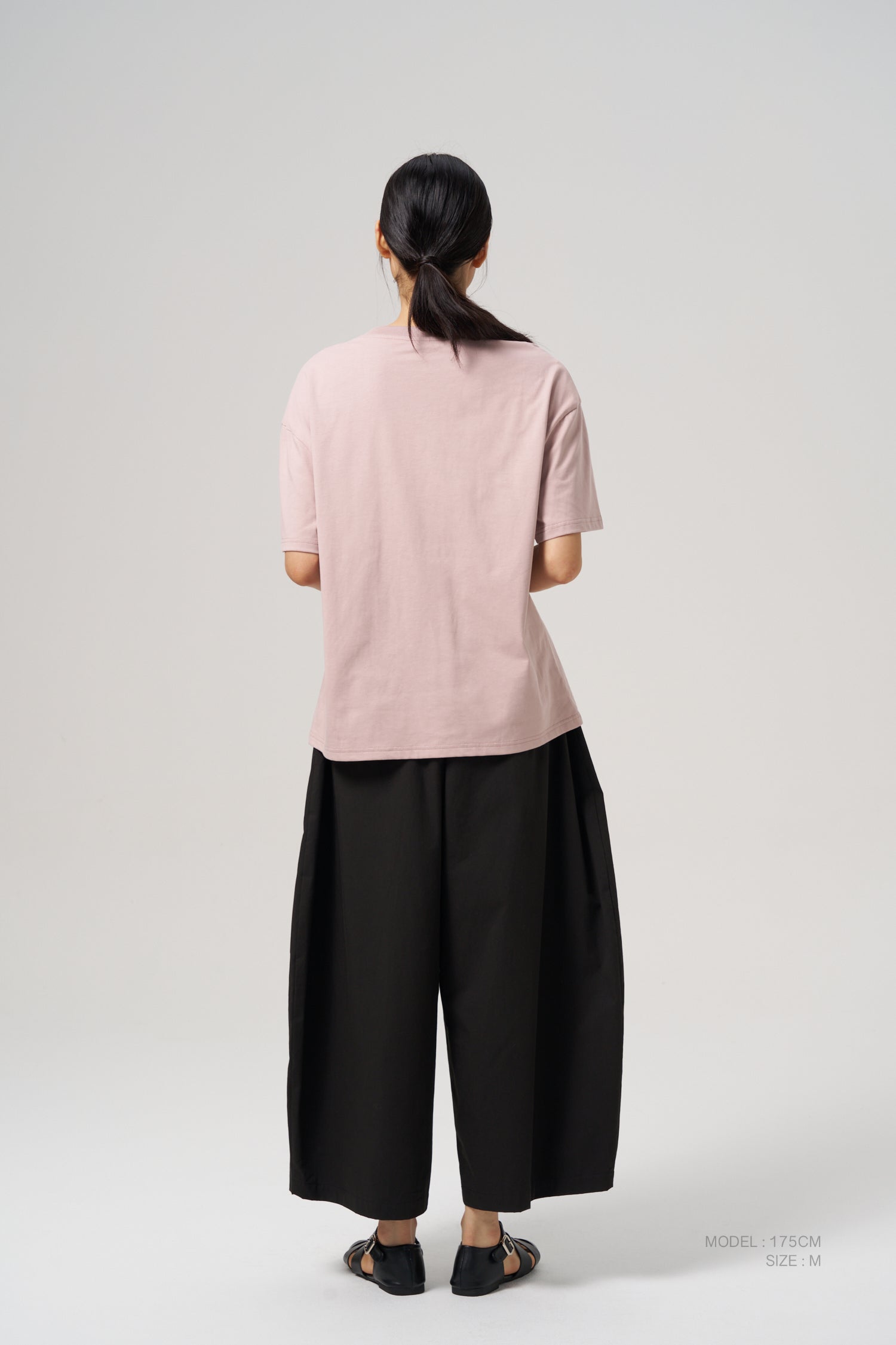 Mesh Silhouette Tee - Dusk Pink
