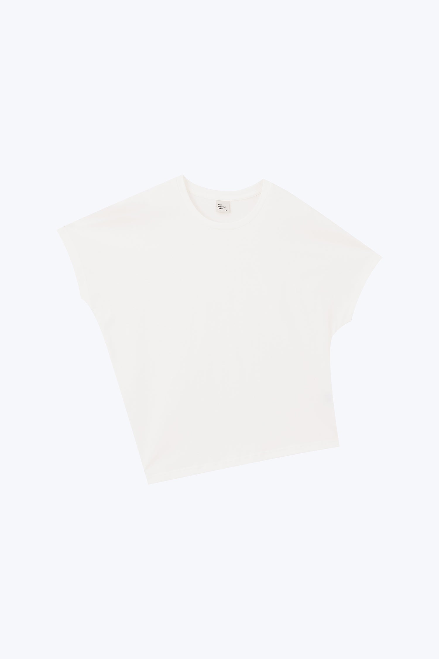 Asymmetric Tee - Cream