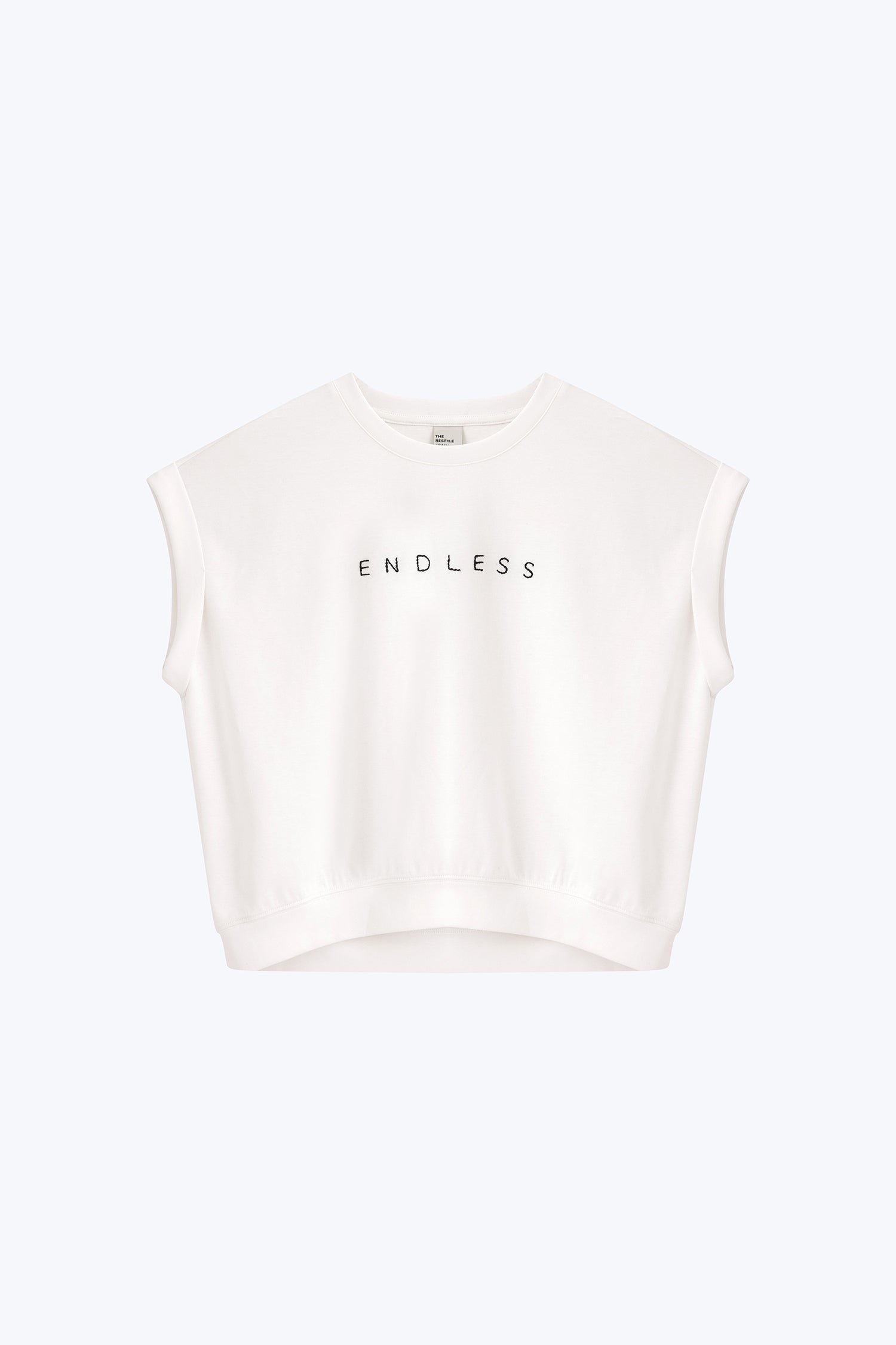Embroidery Tee - Cream