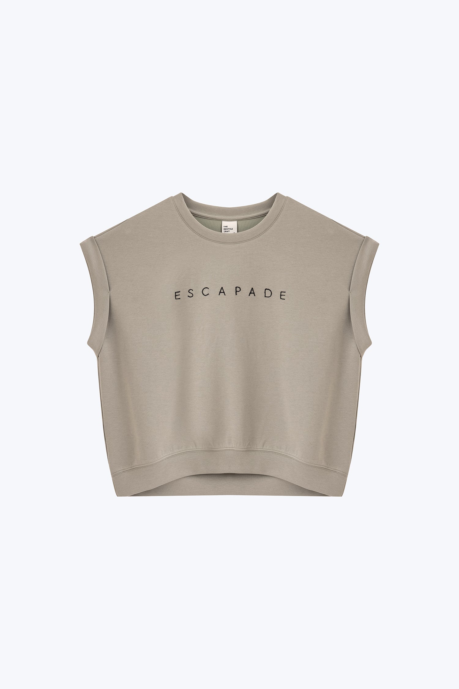 Embroidery Tee - Sage
