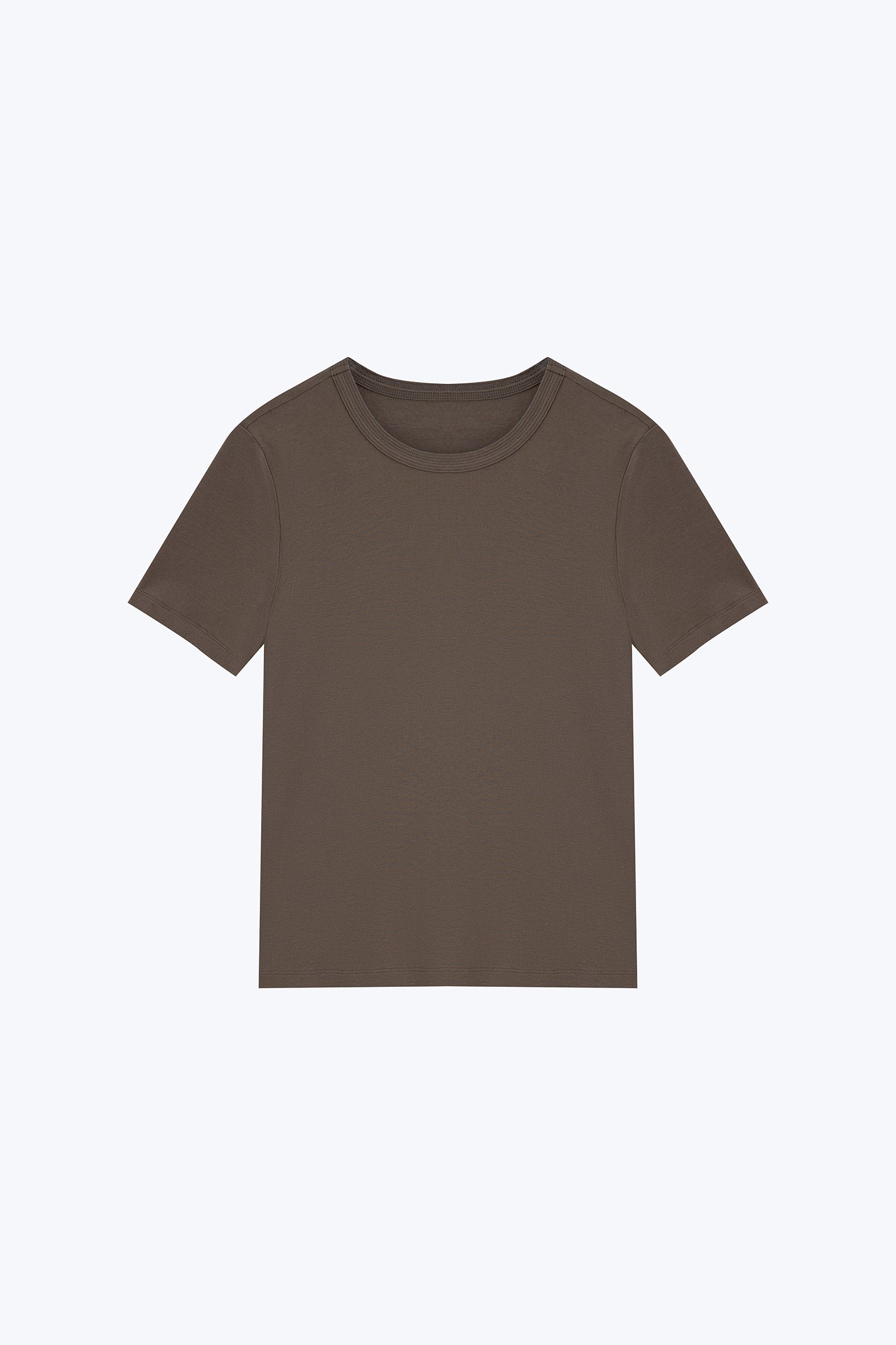Crew Neck Tee - Grey Green