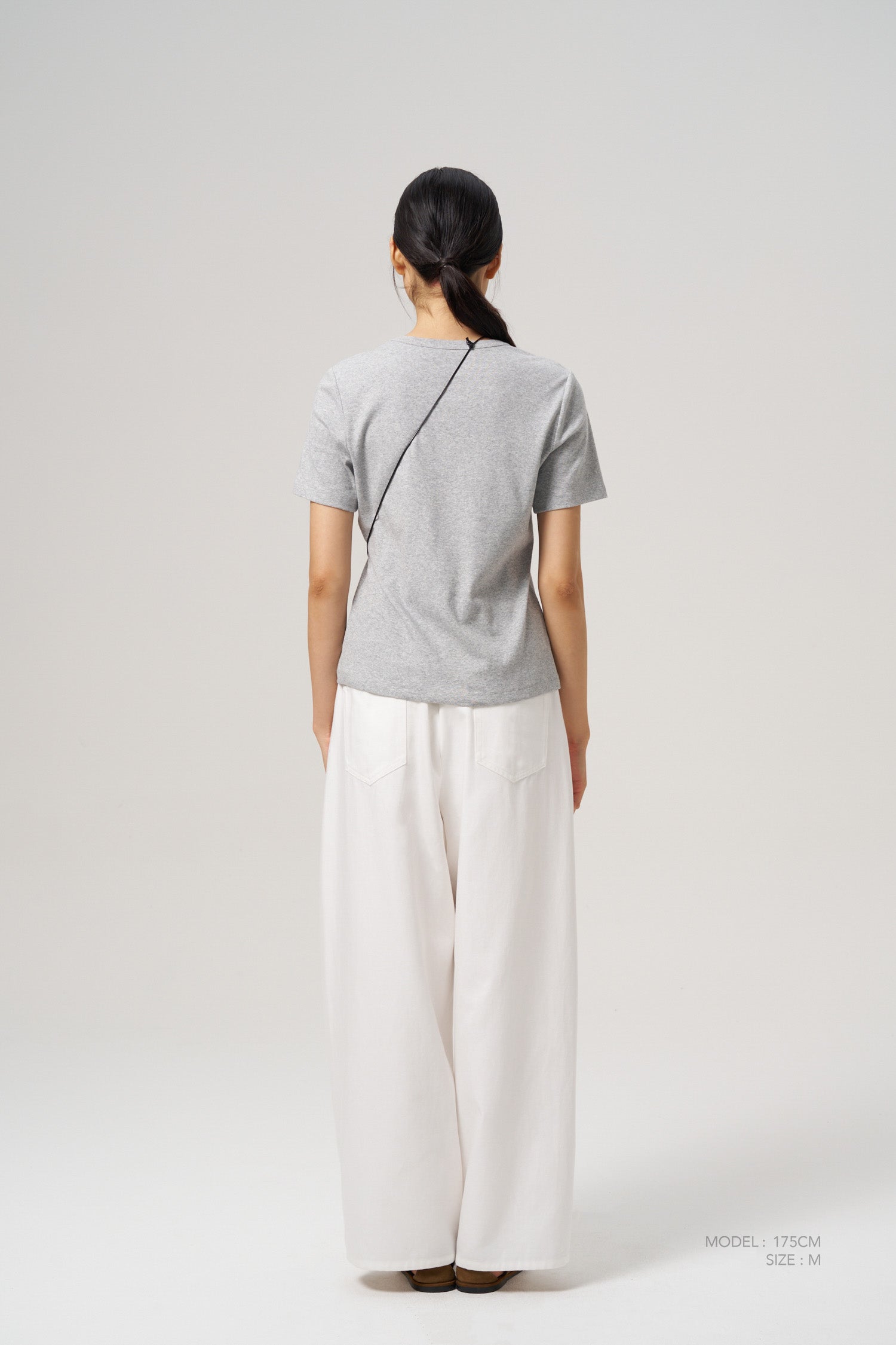 Crew Neck Tee - Hue Grey