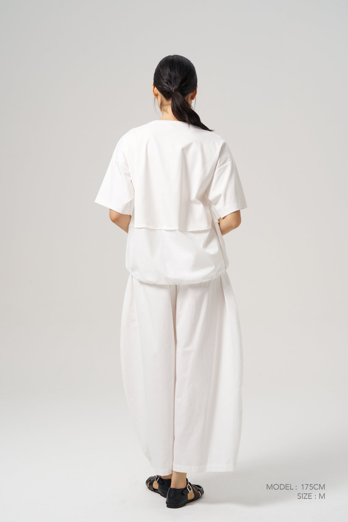 Oversized Puff Sleeve Blouse - Cream