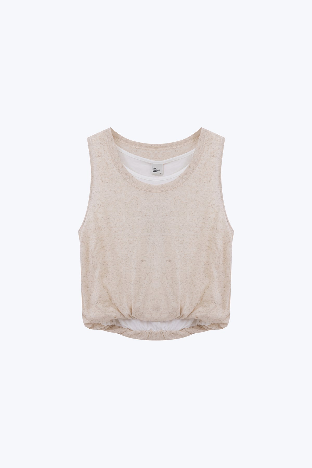 Double Layer Cloud Blouse - Ecru