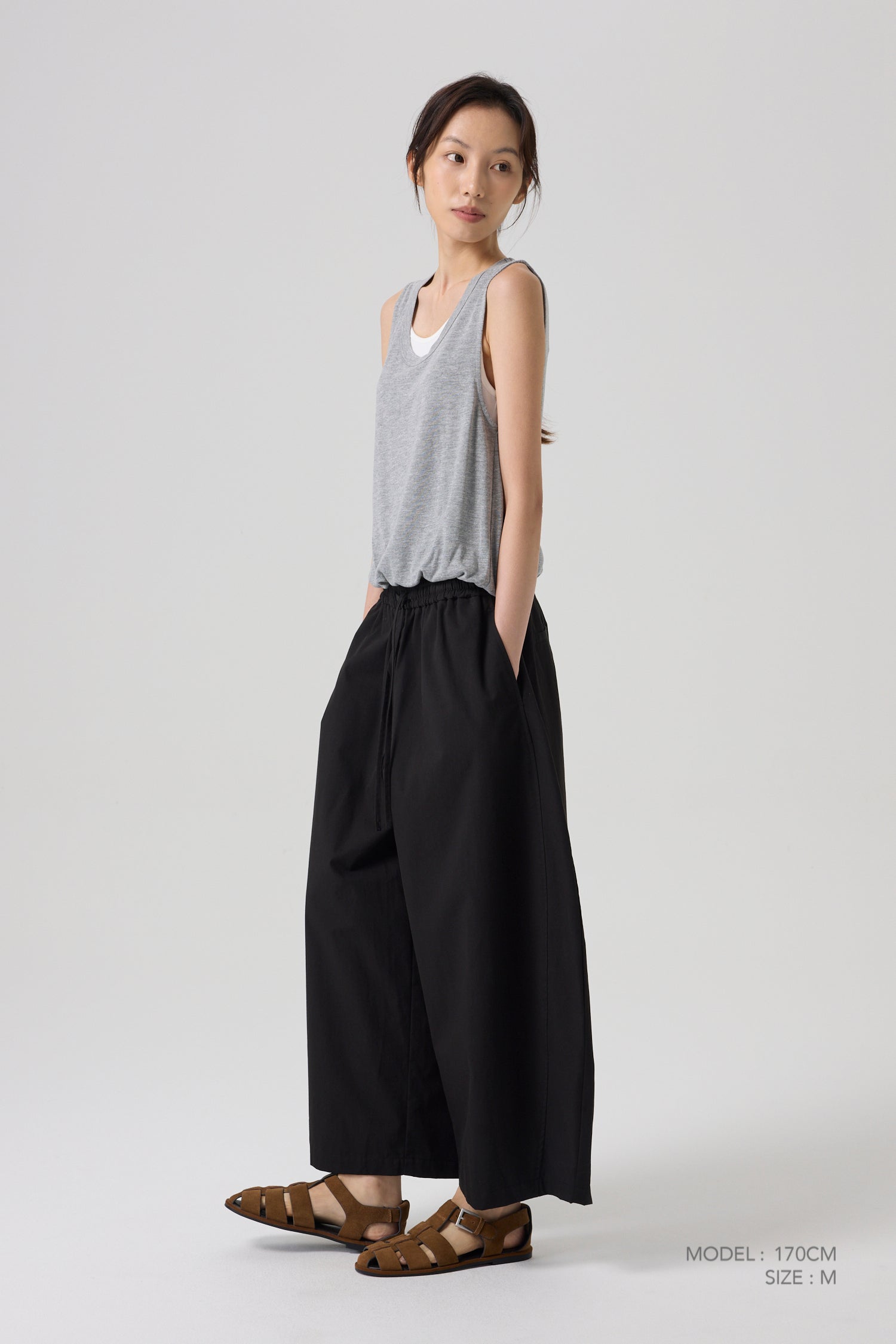 Double Layer Cloud Blouse - Hue Grey