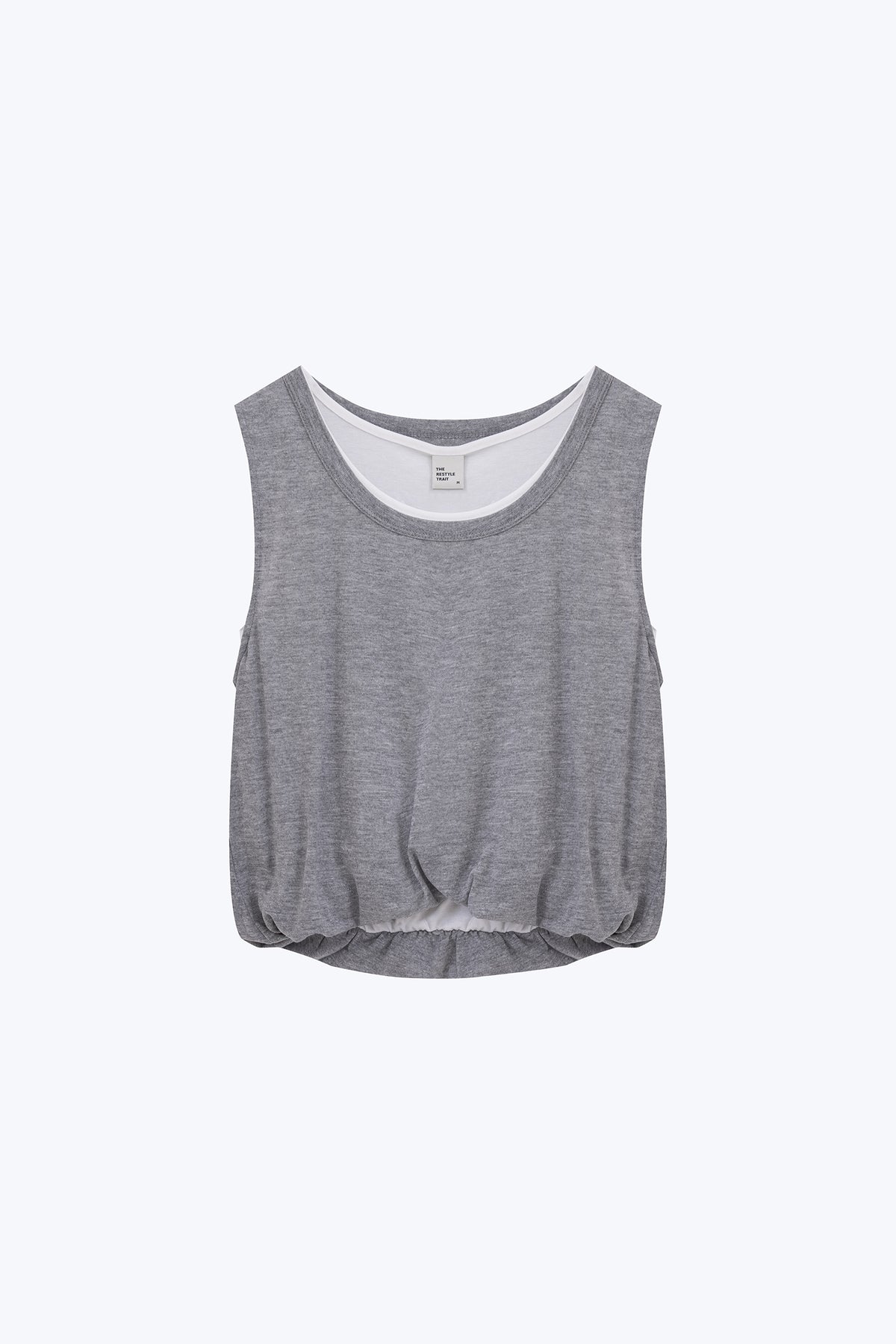 Double Layer Cloud Blouse - Hue Grey