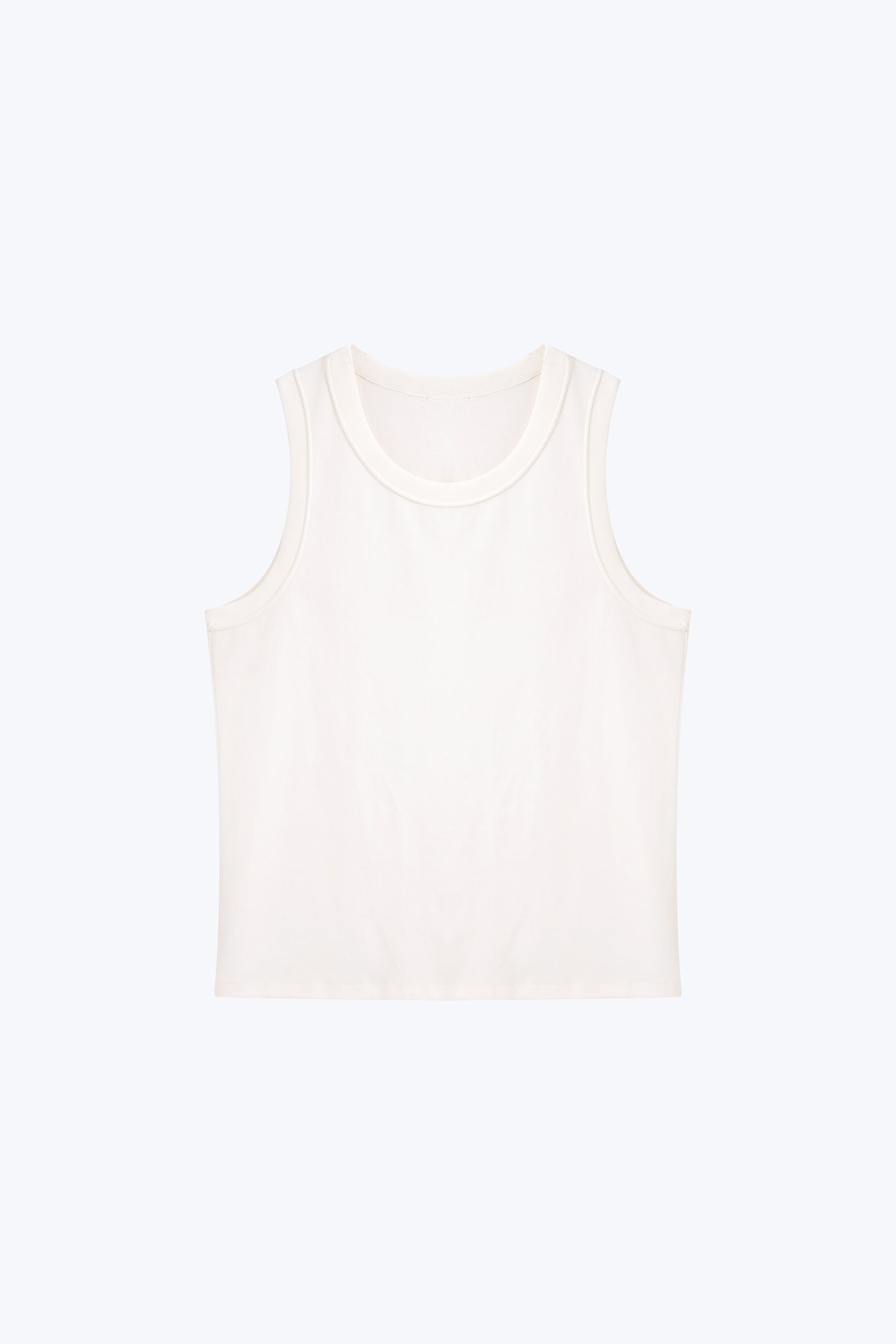 Sleeveless Tank Top - Cream