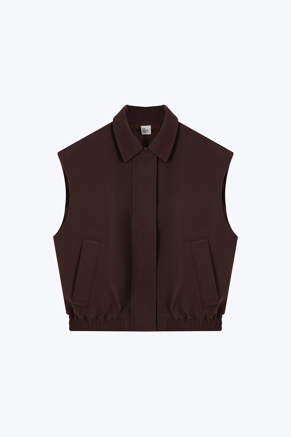 Soft Structured Gilet - Cocoa