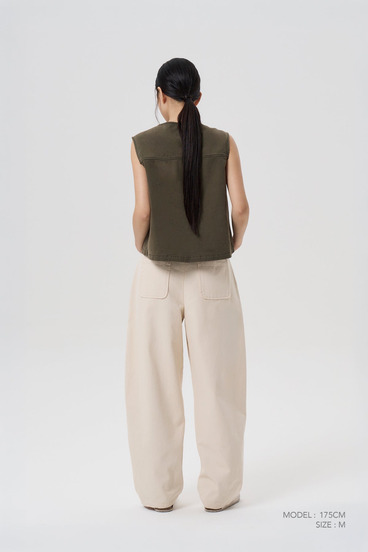 Patch Pocket Vest - Army Green