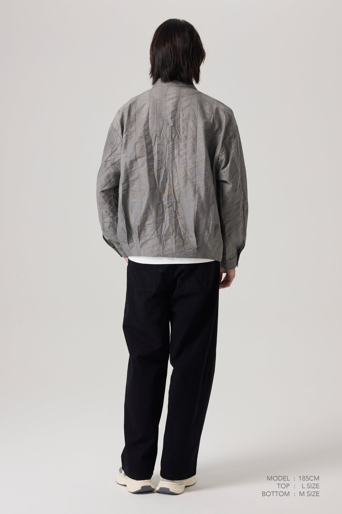 Crinkled Shirt - Grey