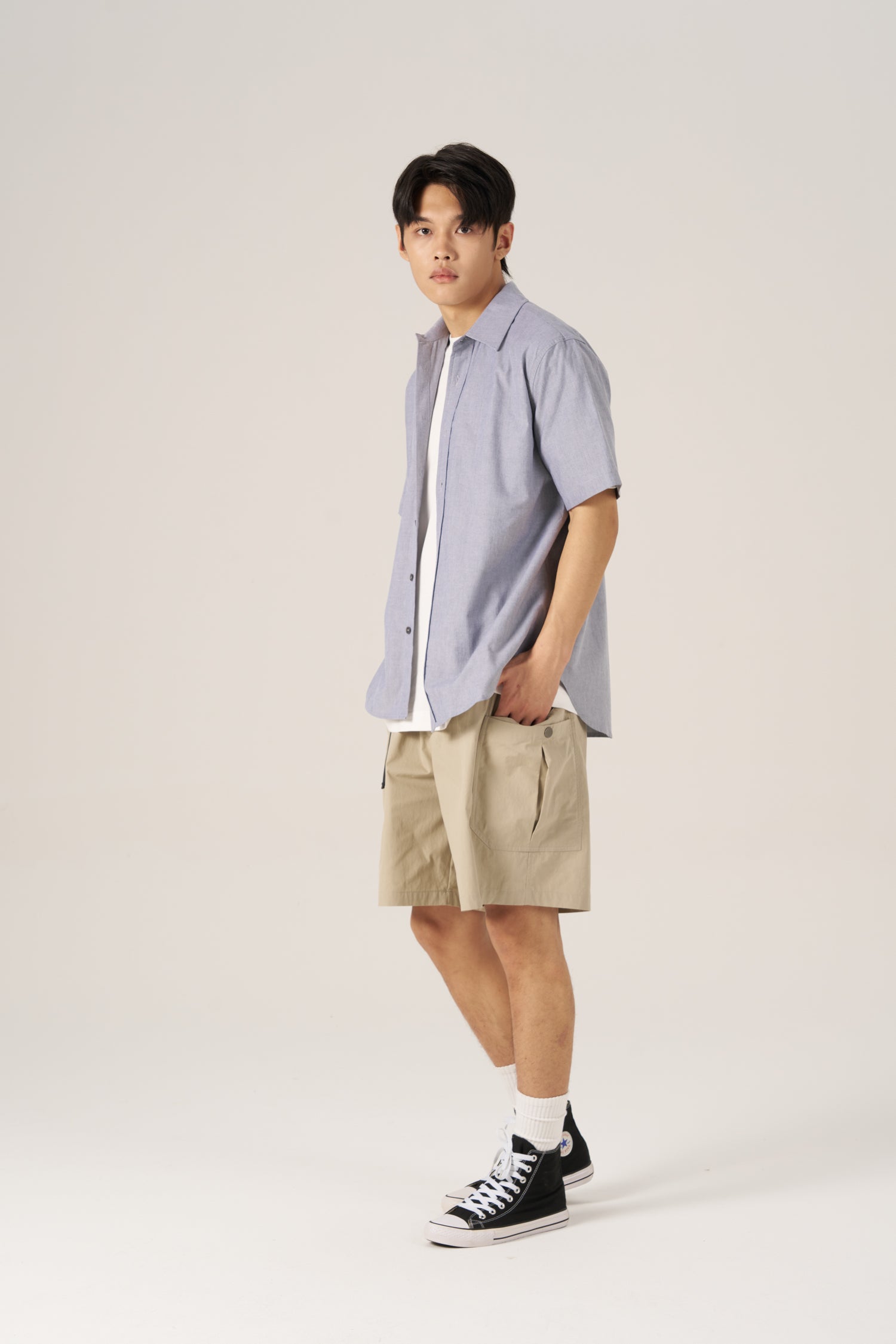 Oxford Button-Down Shirt - Black