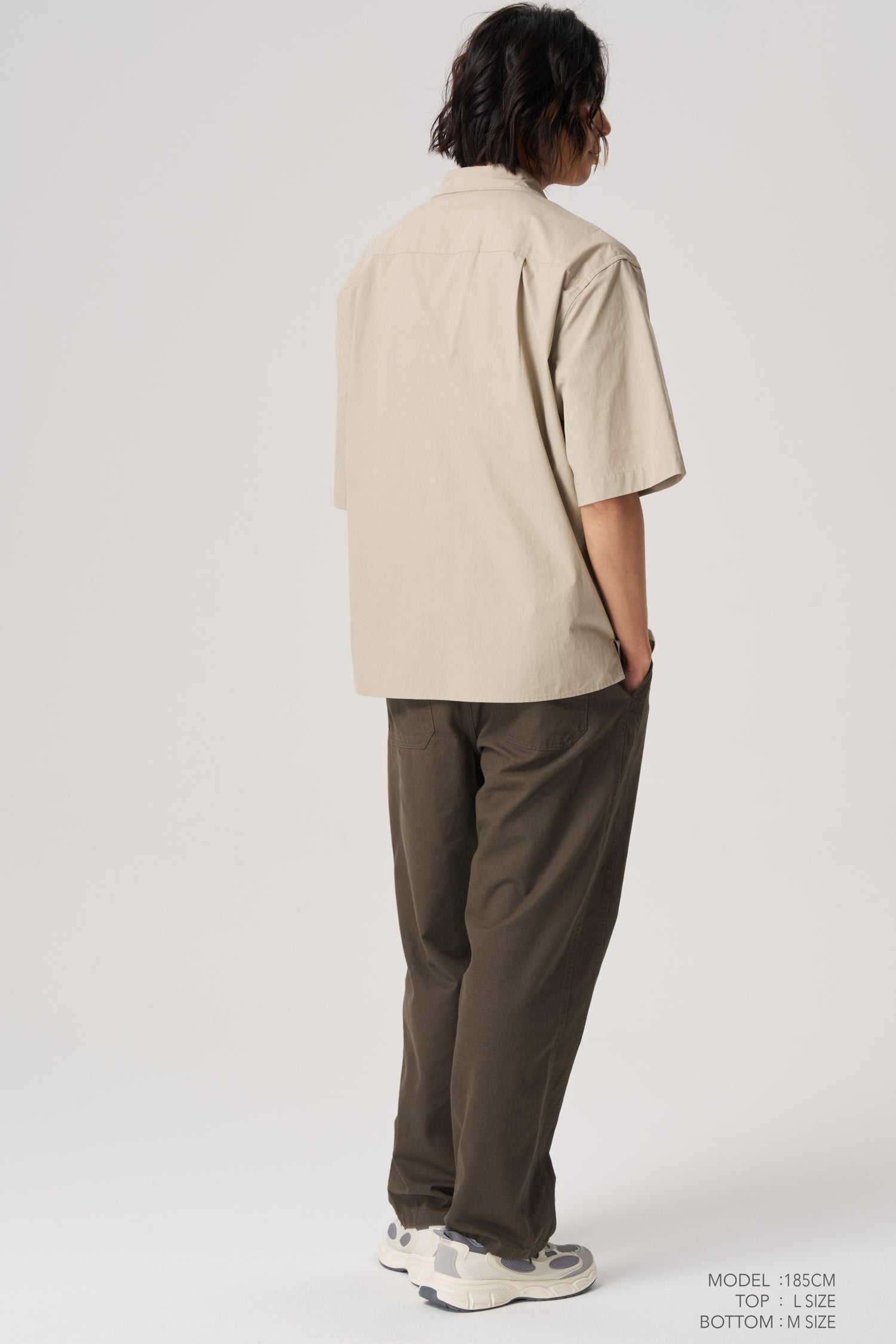 Panel Pocket Shirt - Taupe