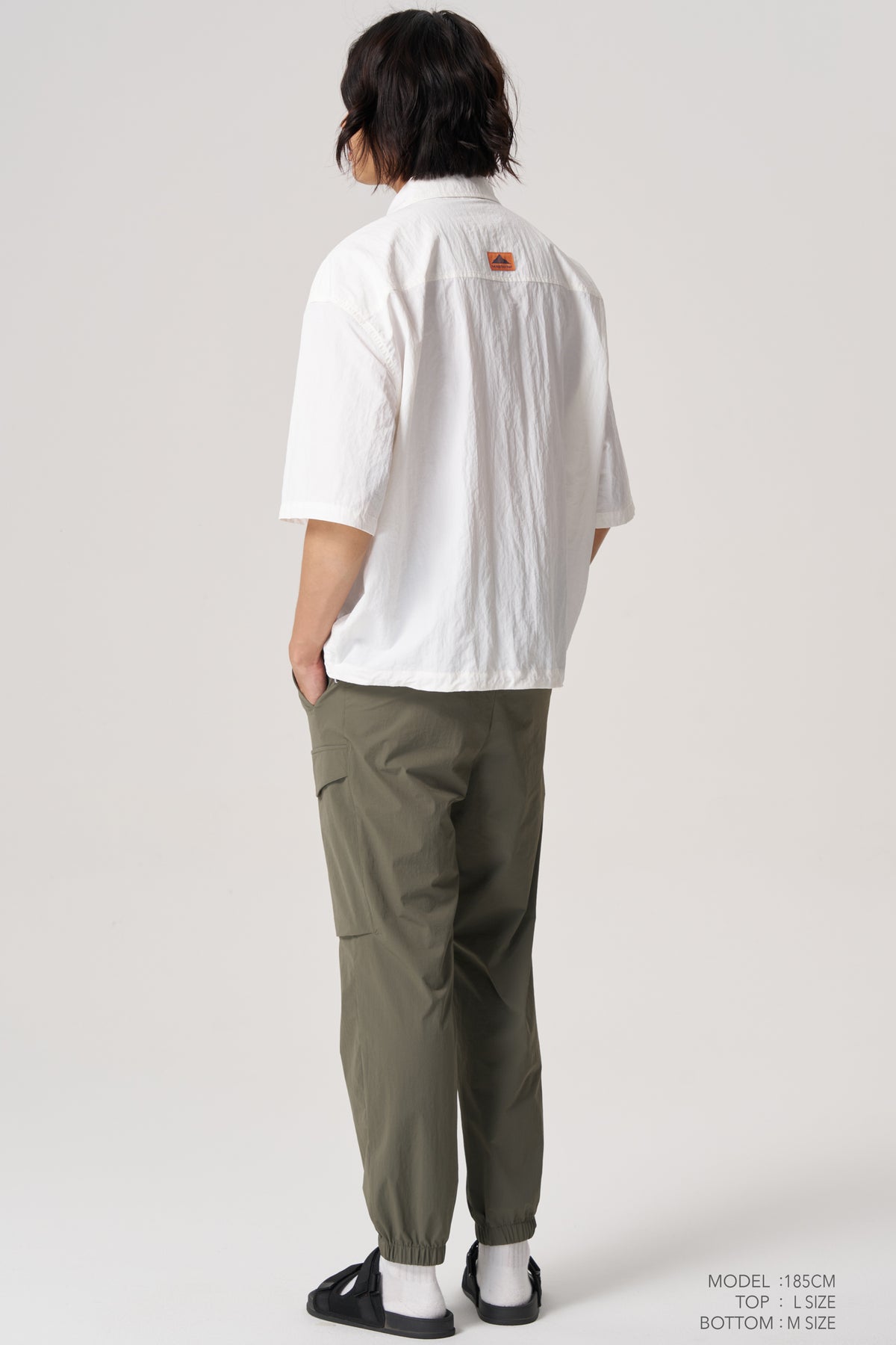 Layered Panel Shirt - Cream