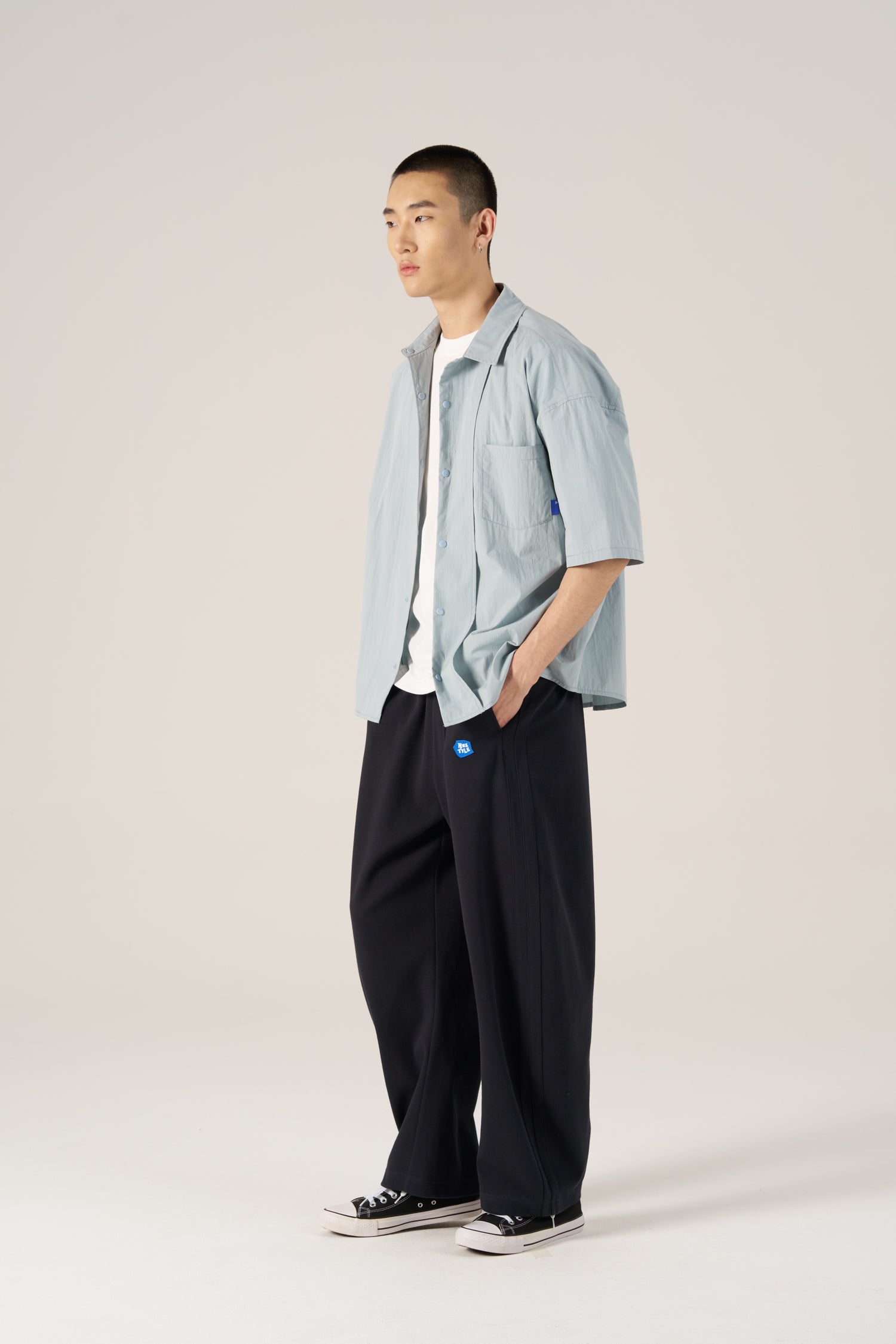 Reverse Effect Technical Shirt - Dusty Blue
