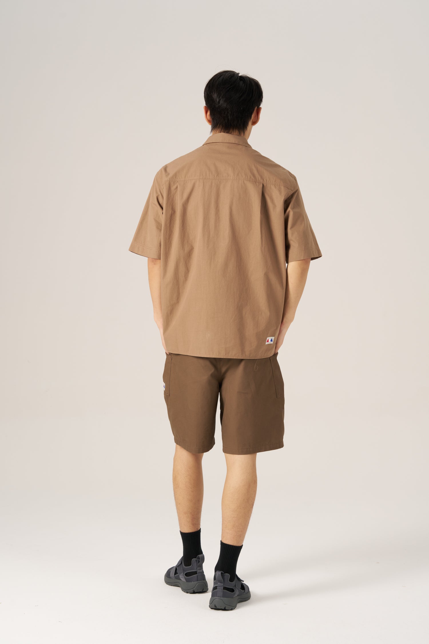 Relaxed Fit Pocket Shirt - Brown