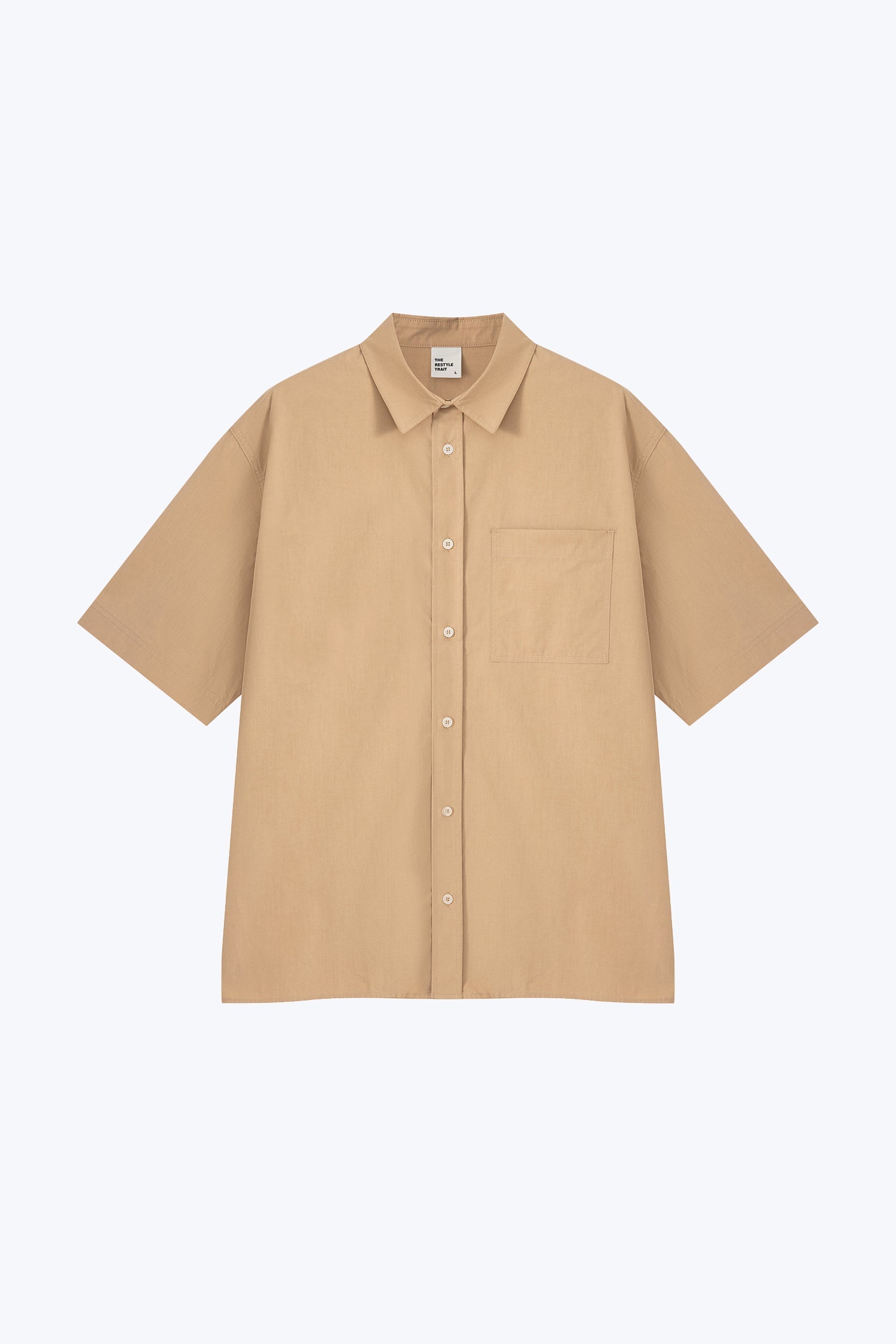 Relaxed Fit Pocket Shirt - Khaki