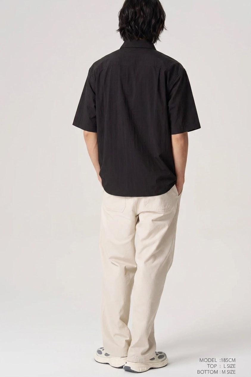 Patch Pocket Shirt - Black