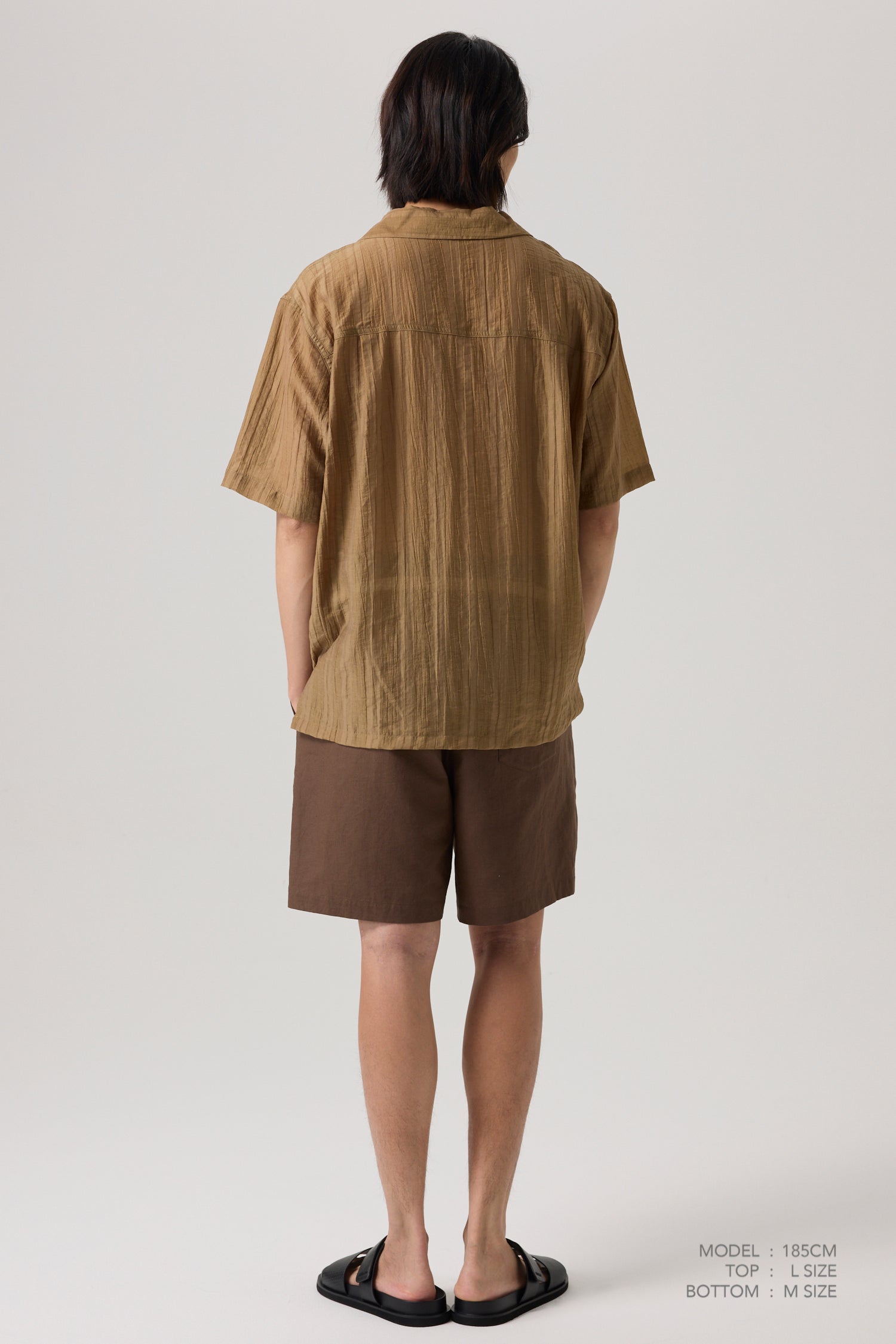 Cuban Collar Shirt - Cocoa