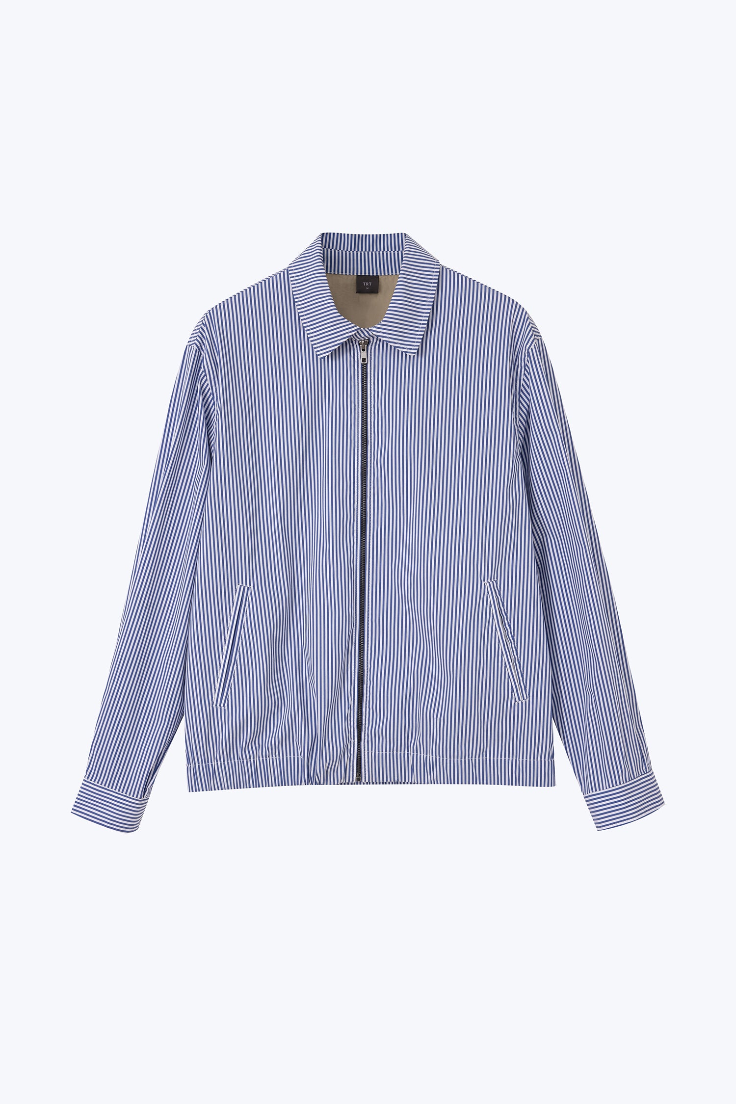 Striped Zip Jacket - Stripes Blue