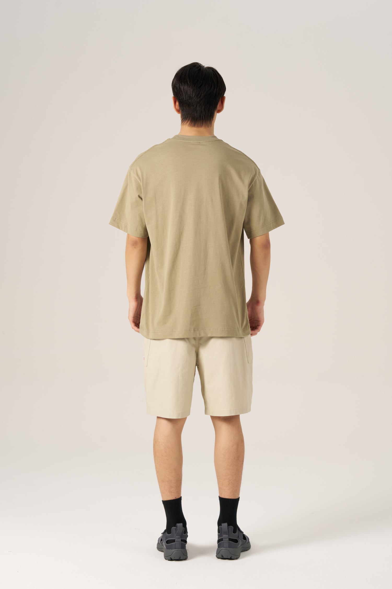 Patch Pocket Bermudas - Sandstone
