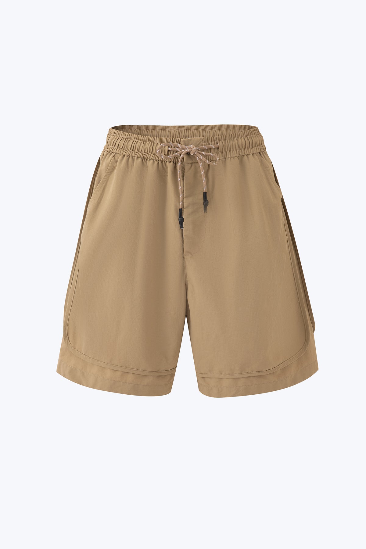 Utility Drawstring Shorts - Khaki