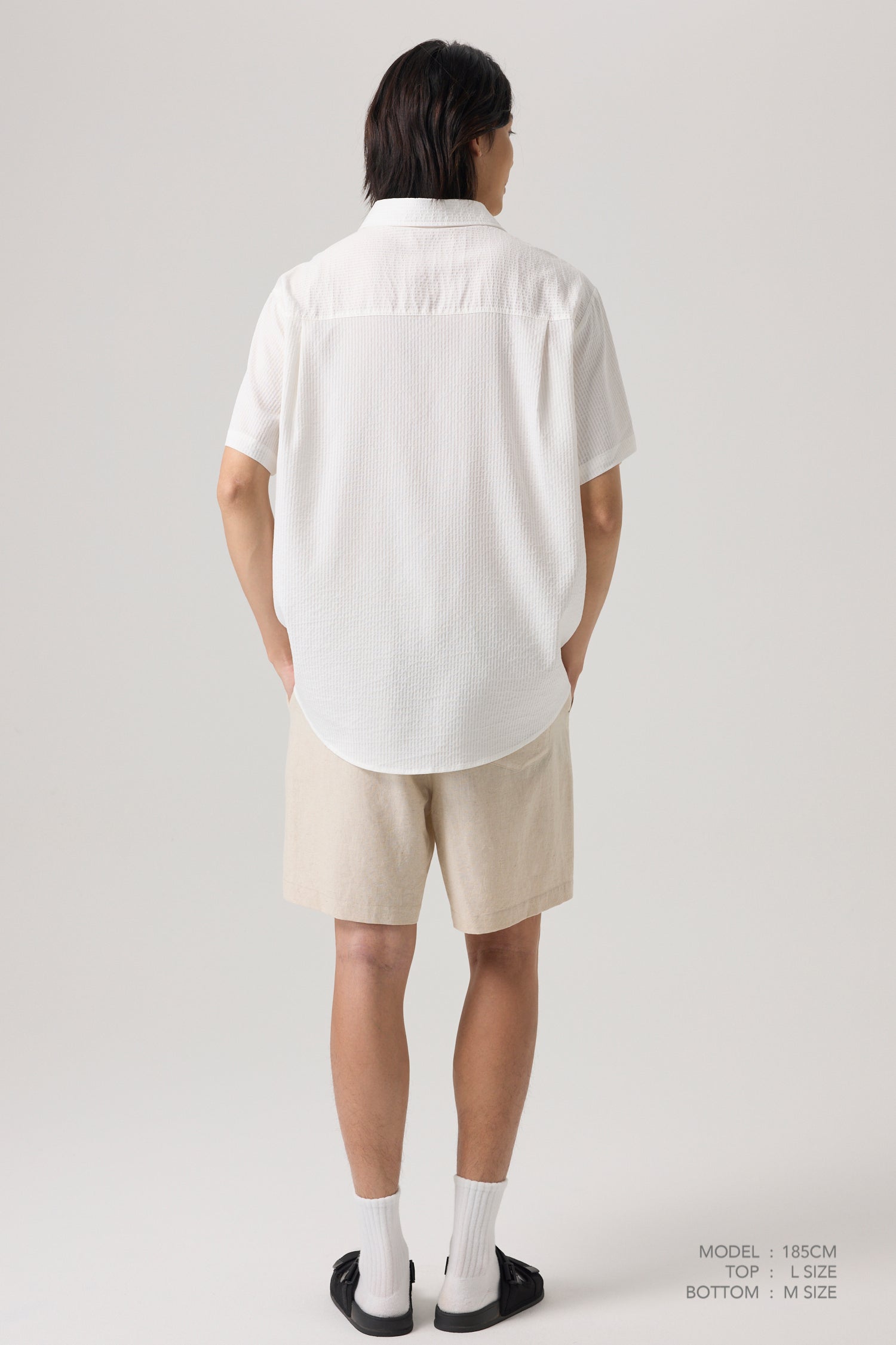Double Waistband Shorts - Sand