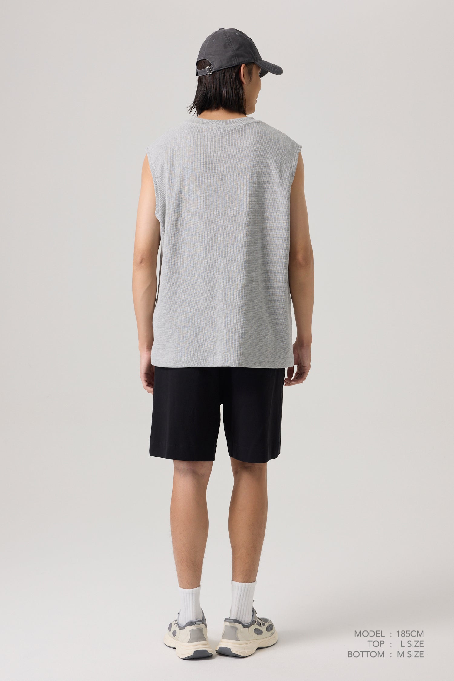 Drawstring Jersey Shorts - Black