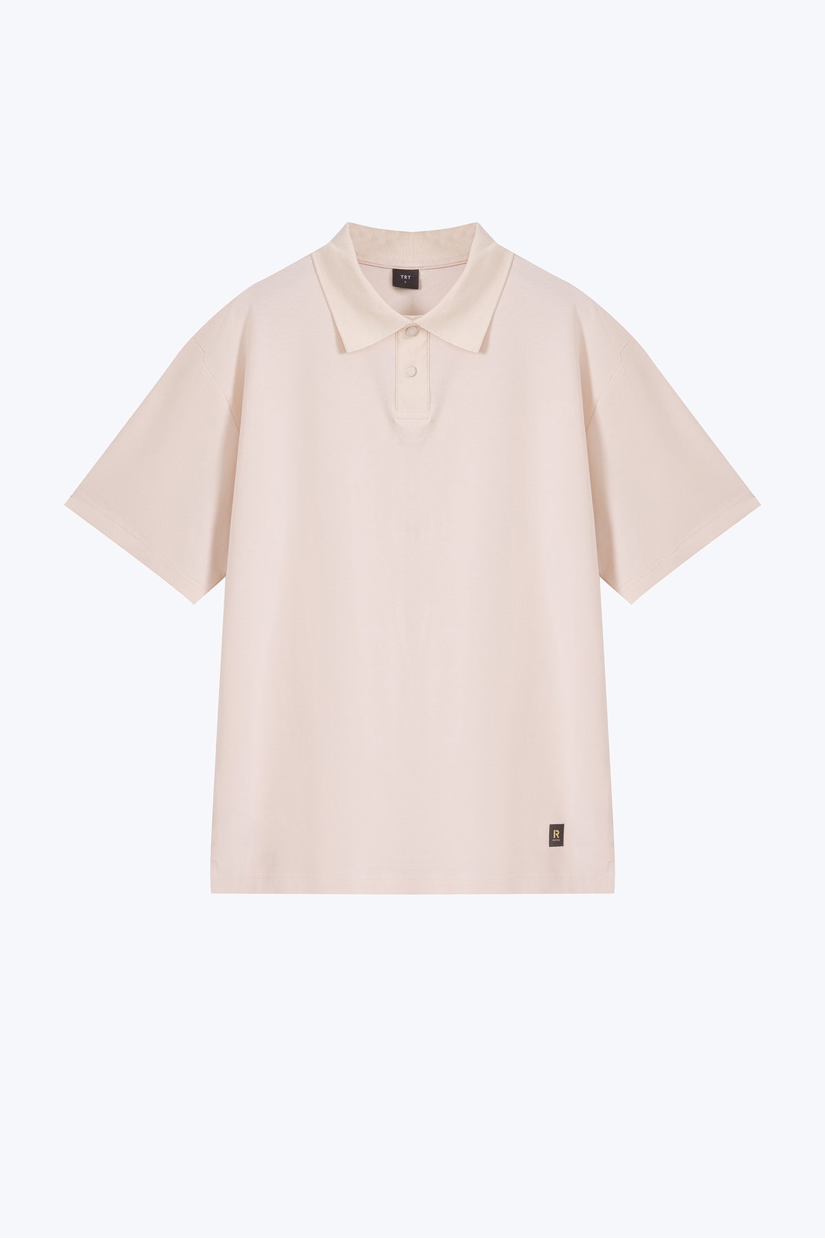 Relaxed Fit Polo Tee - Sand