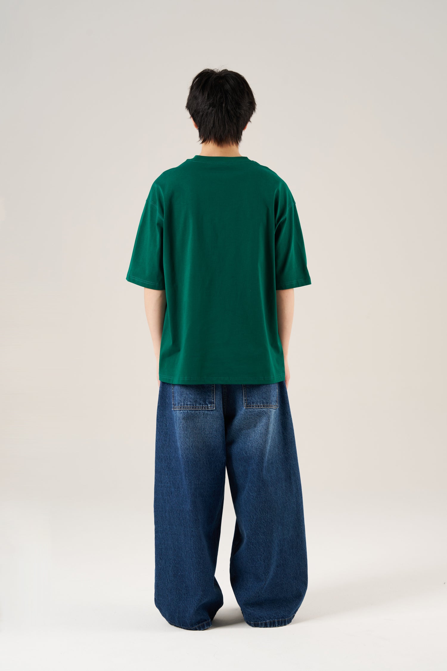 (C) Utility Panel Tee - Forest Green