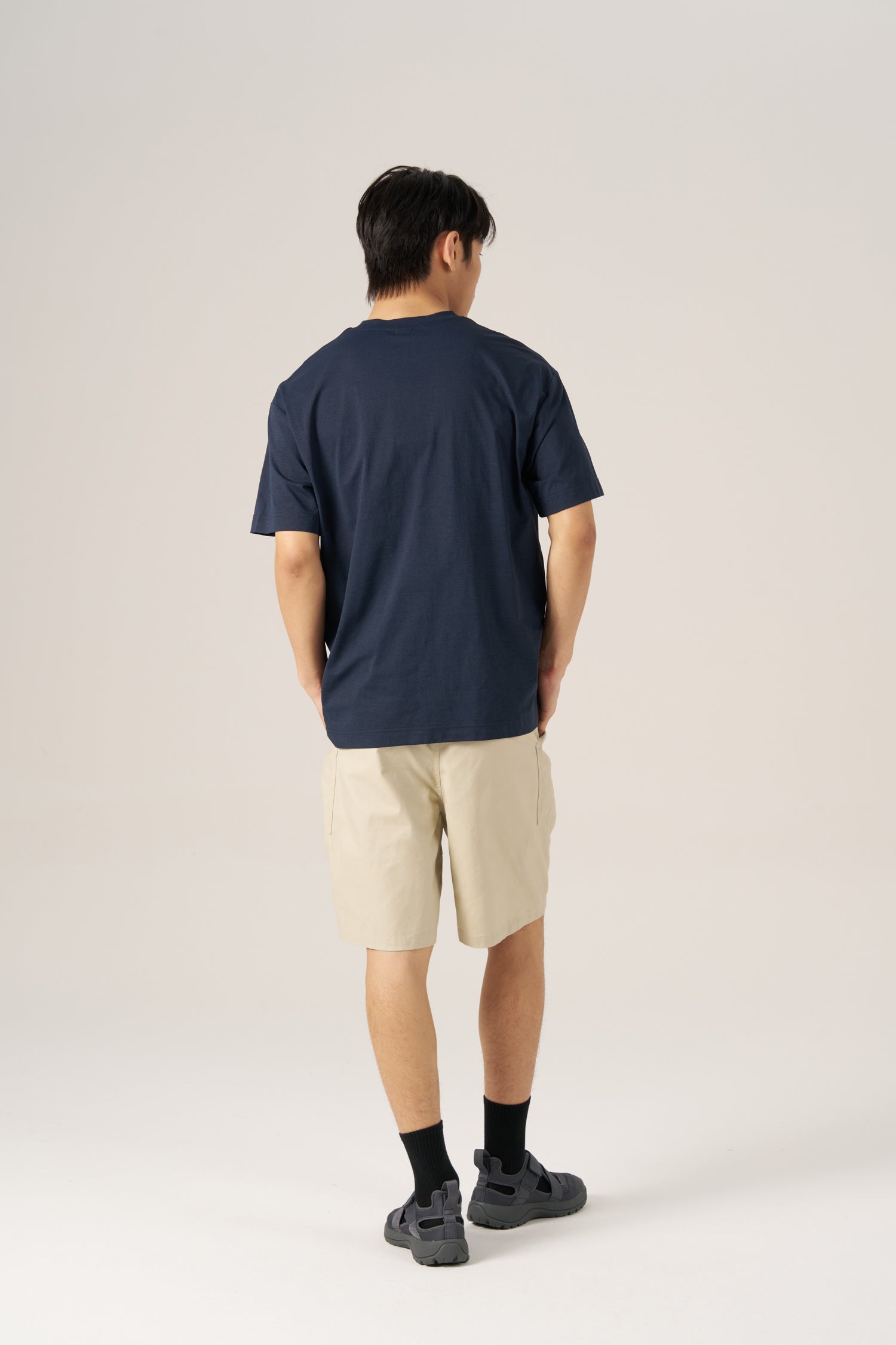 (C) Flap Pocket Tee - Navy