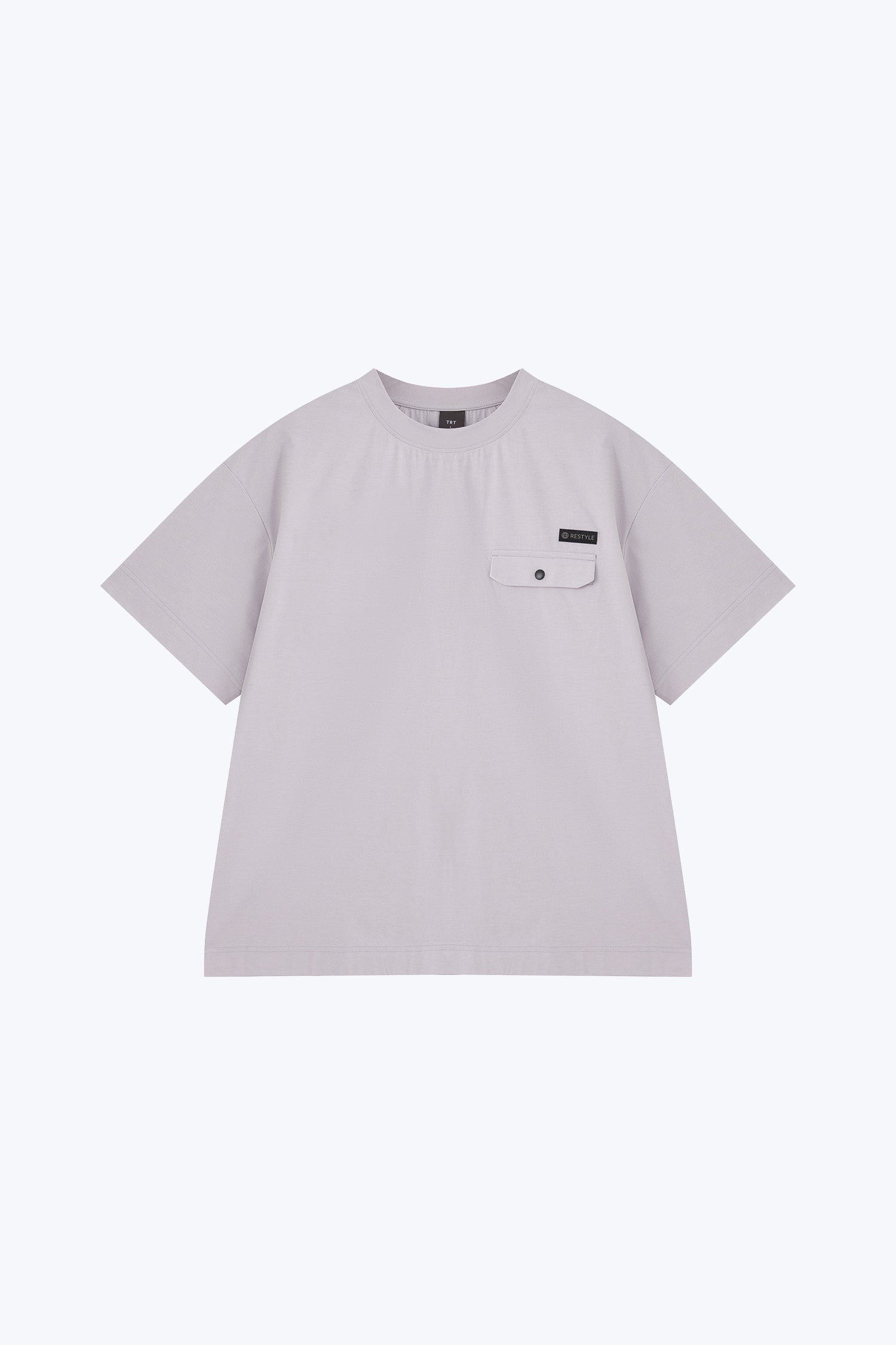 (C) Flap Pocket Tee - Lavender