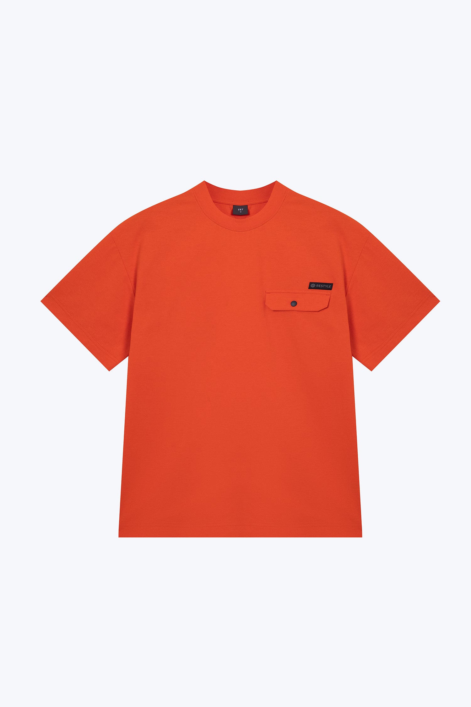 (C) Flap Pocket Tee - Vermillion