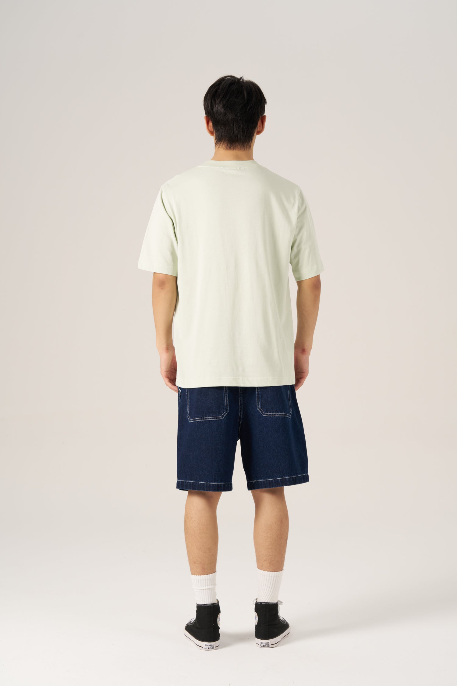 (A) Essential Crew Neck Tee - Mint