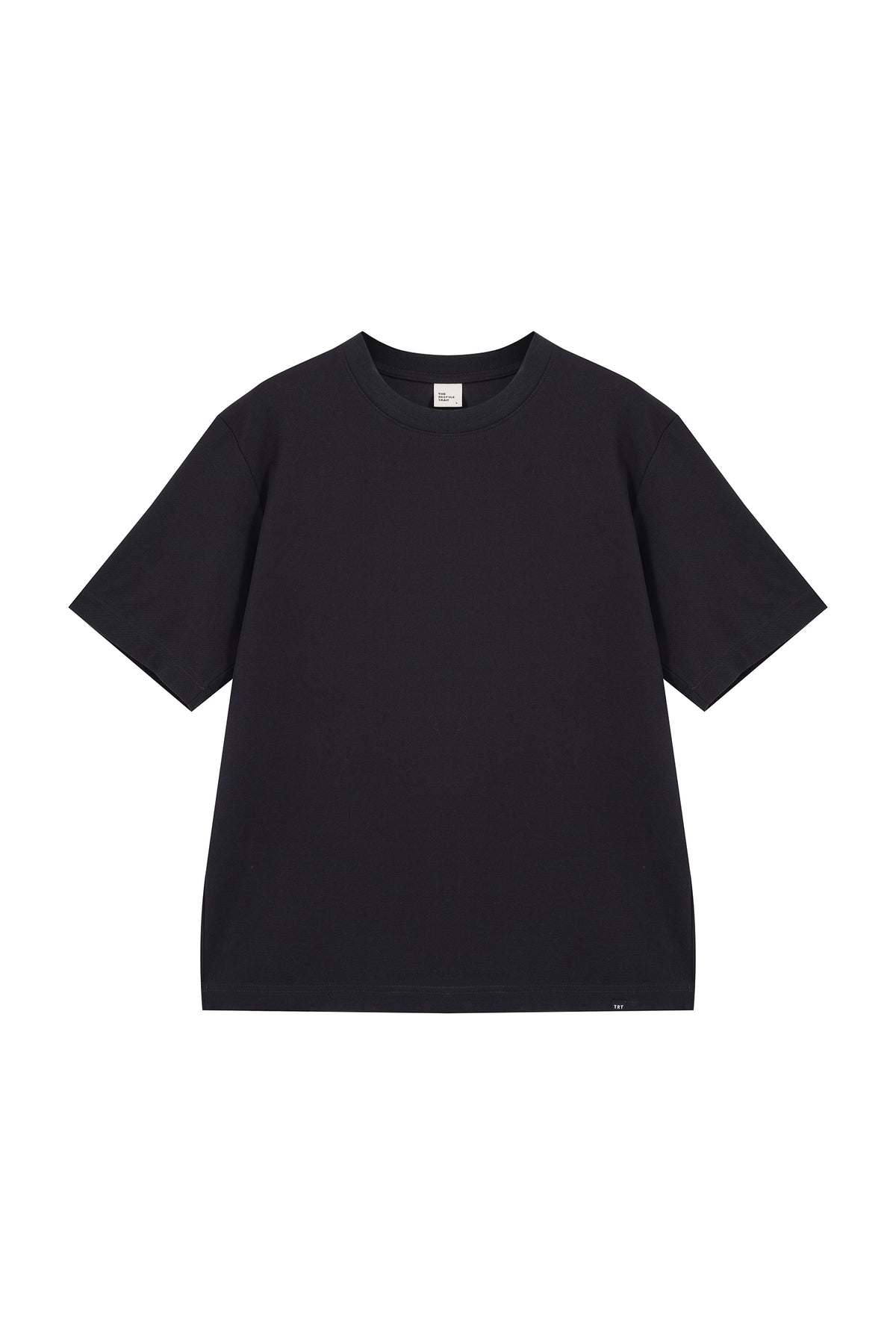 (A) Crew Neck Tee - Navy