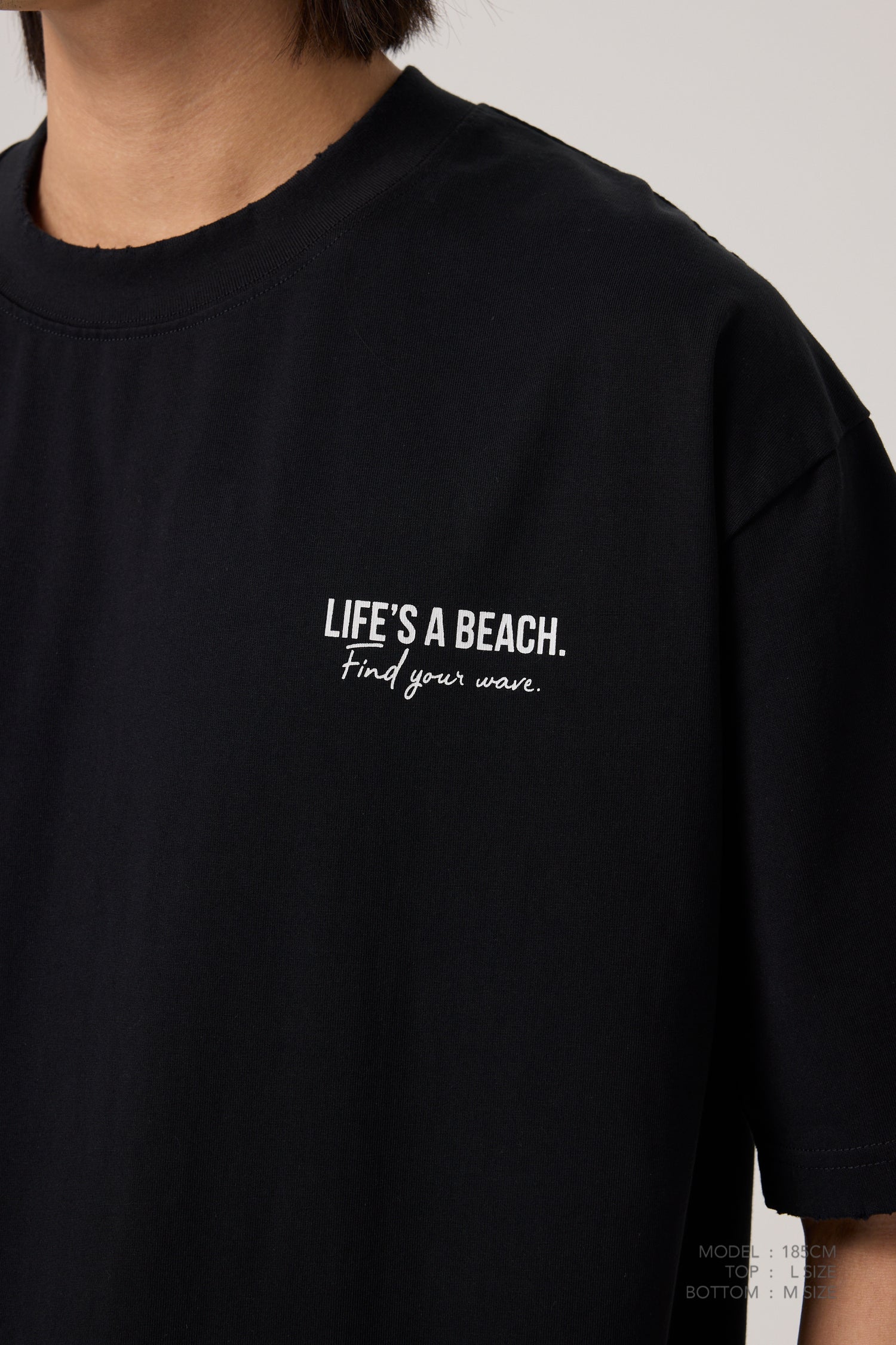 Life's a Beach Tee - Black