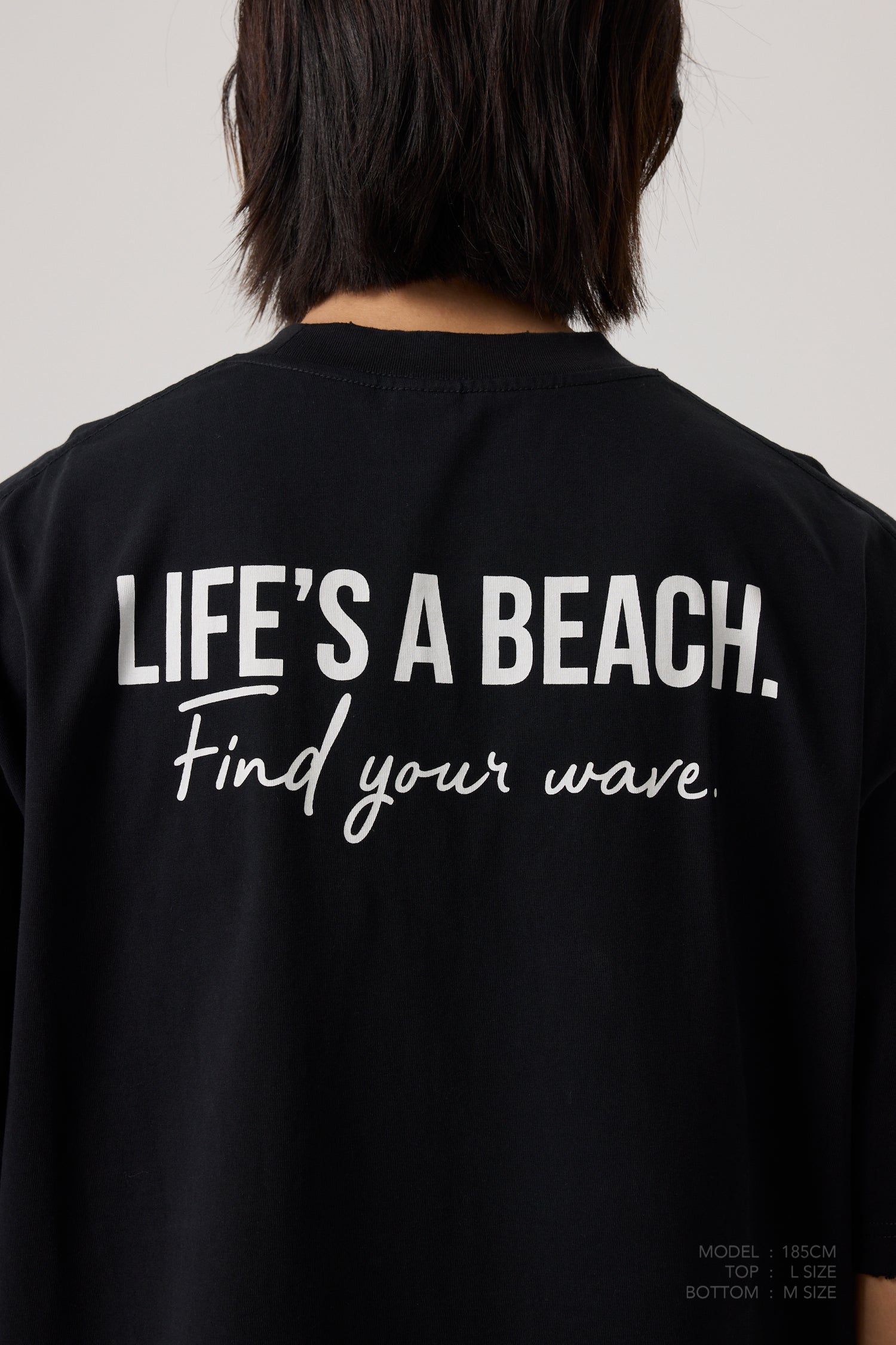 Life's a Beach Tee - Black