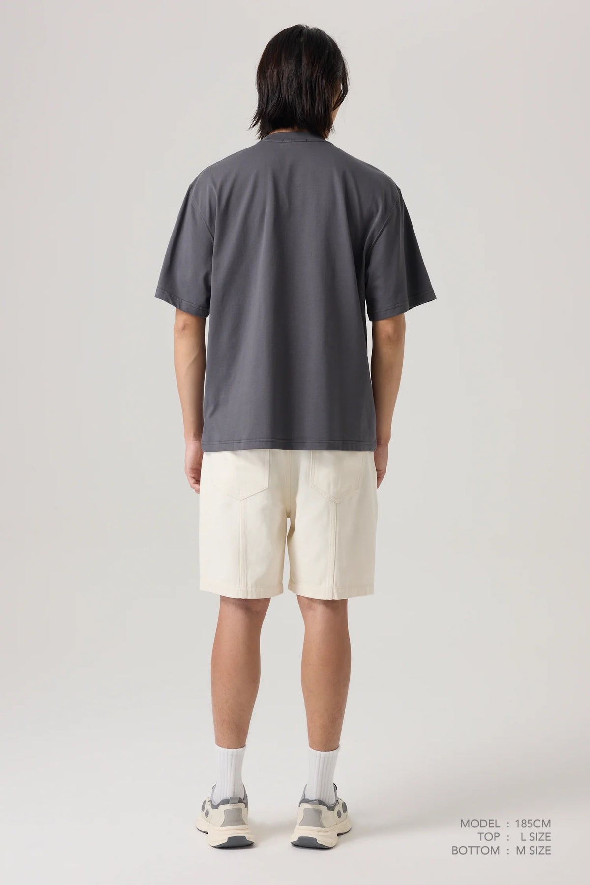 Sweater Effect Tee - Grey