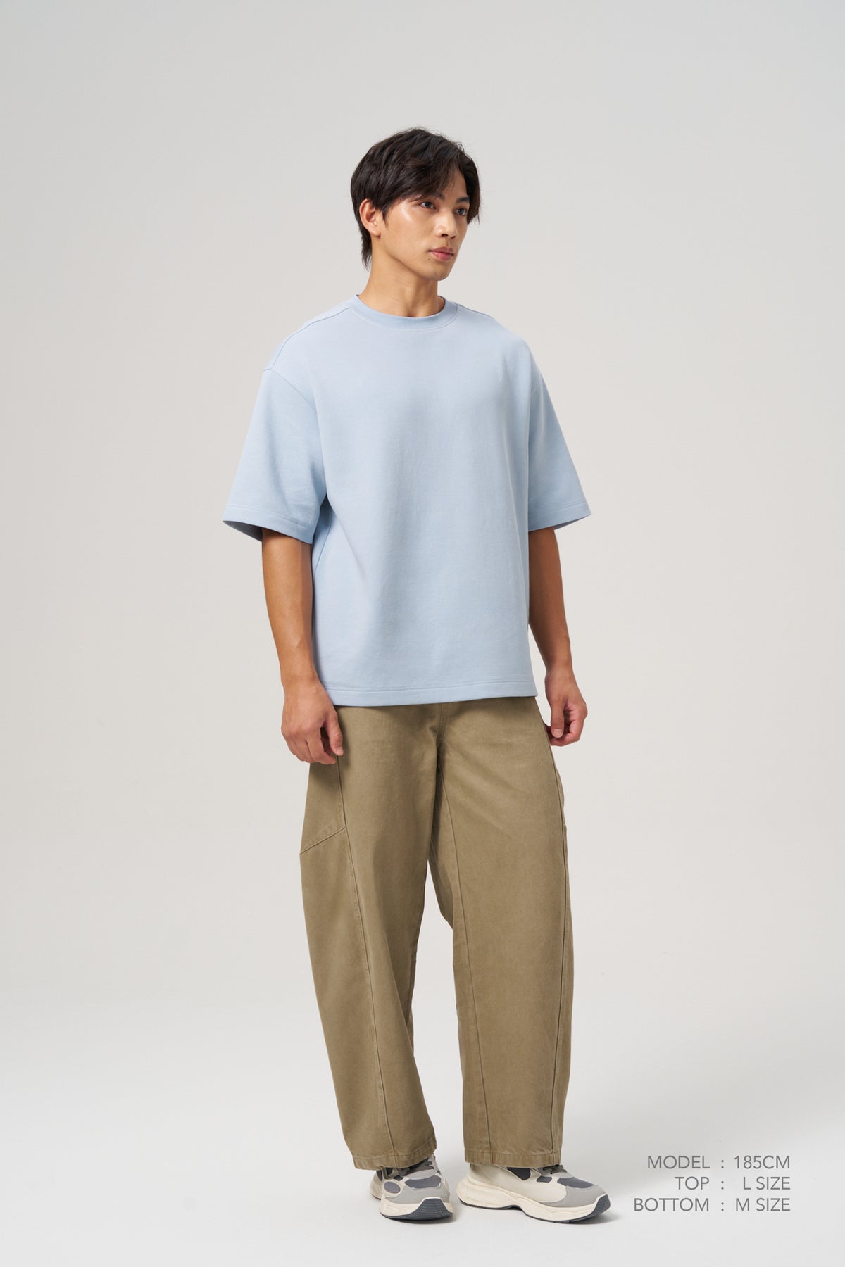 Oversized Tee - Sky Blue