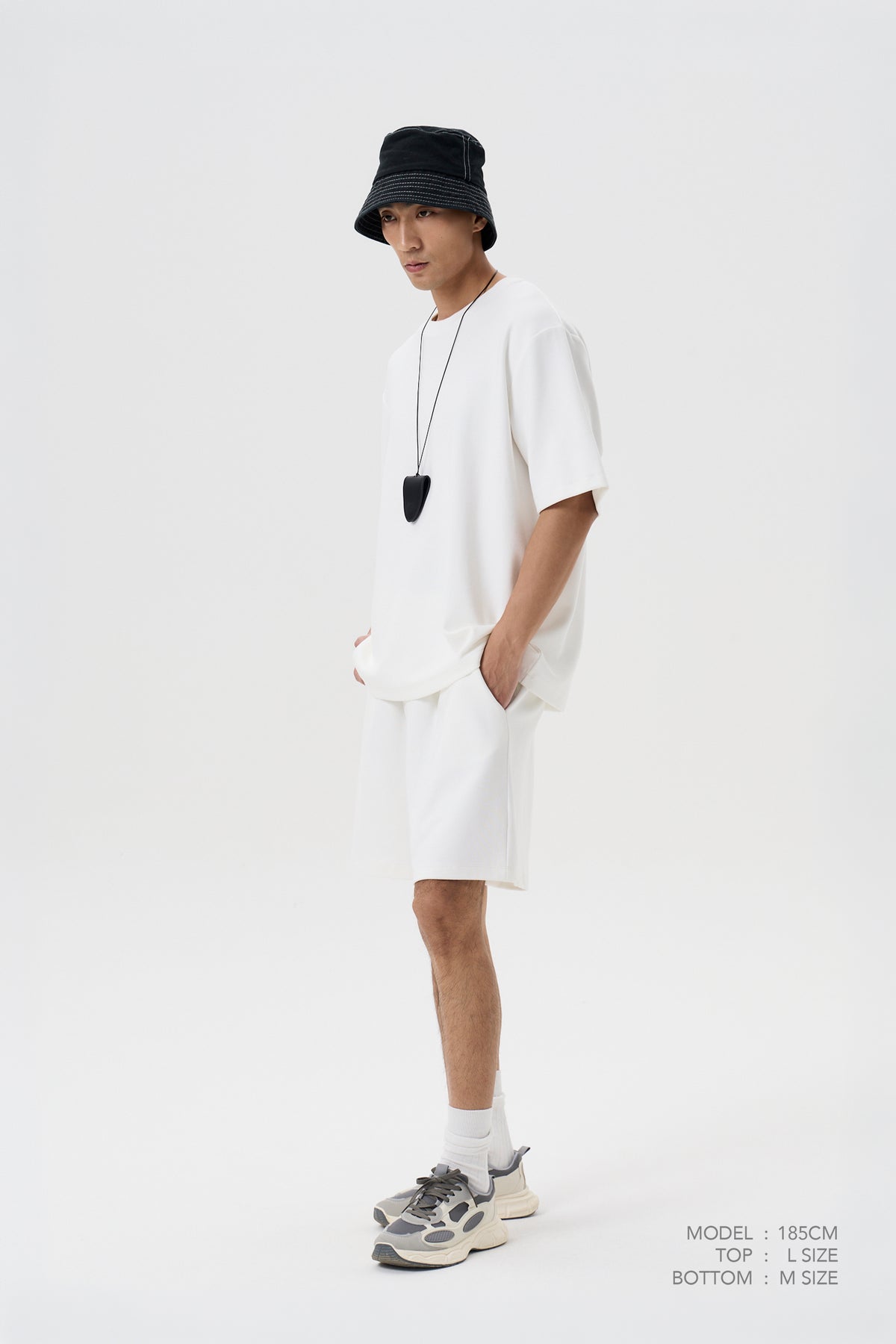 Crew Neck Tee - Cream