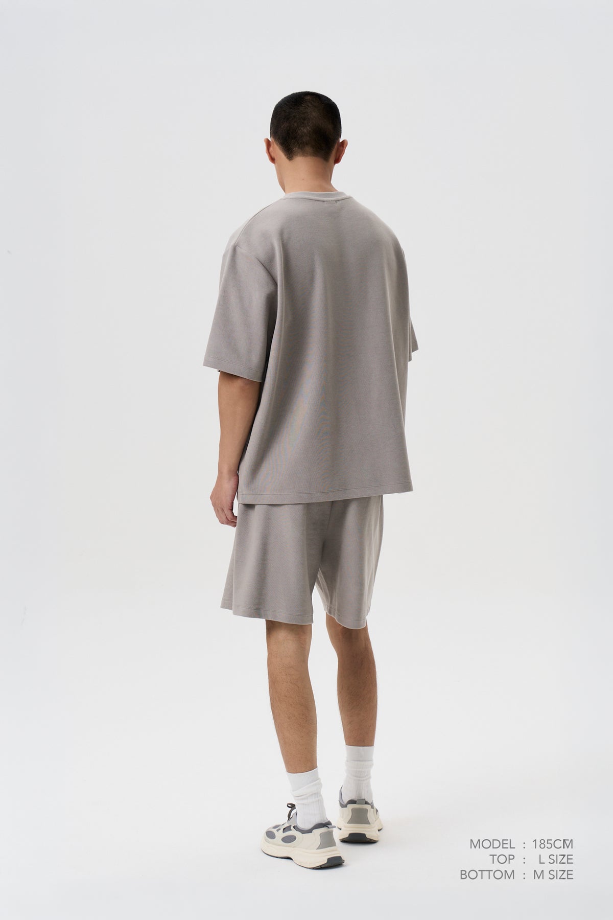 Crew Neck Tee - Grey