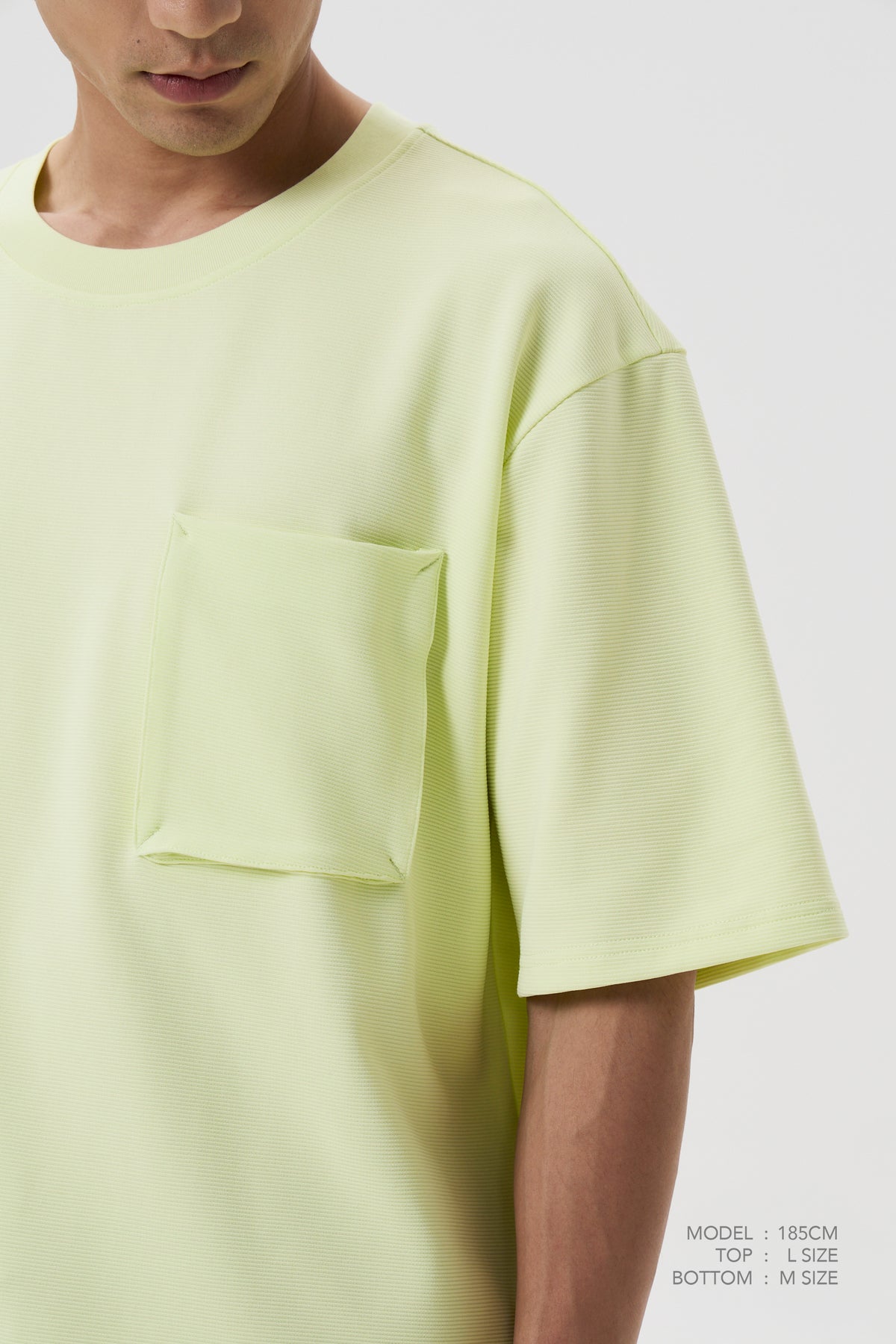 Patch Pocket Tee - Bright Yellow