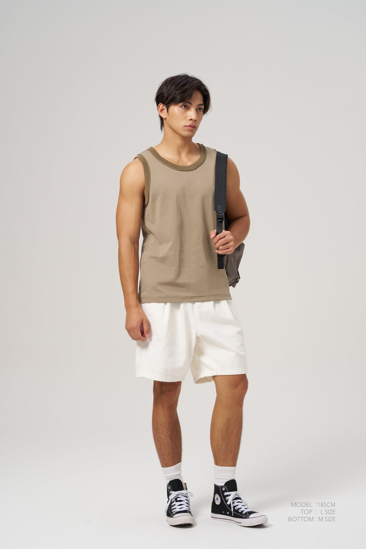 Classic Singlet - Taupe