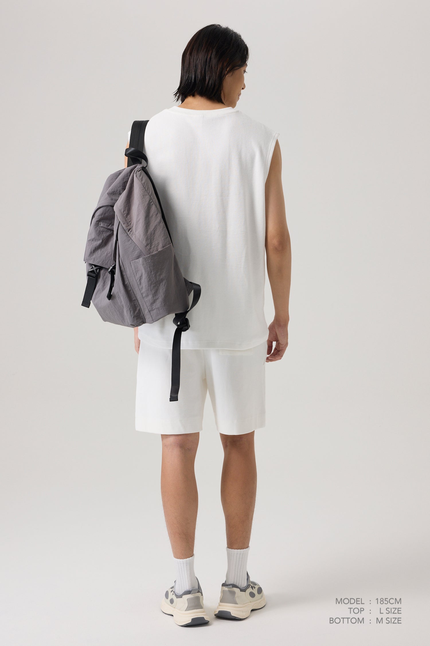 Waffle Muscle Tee - Cream